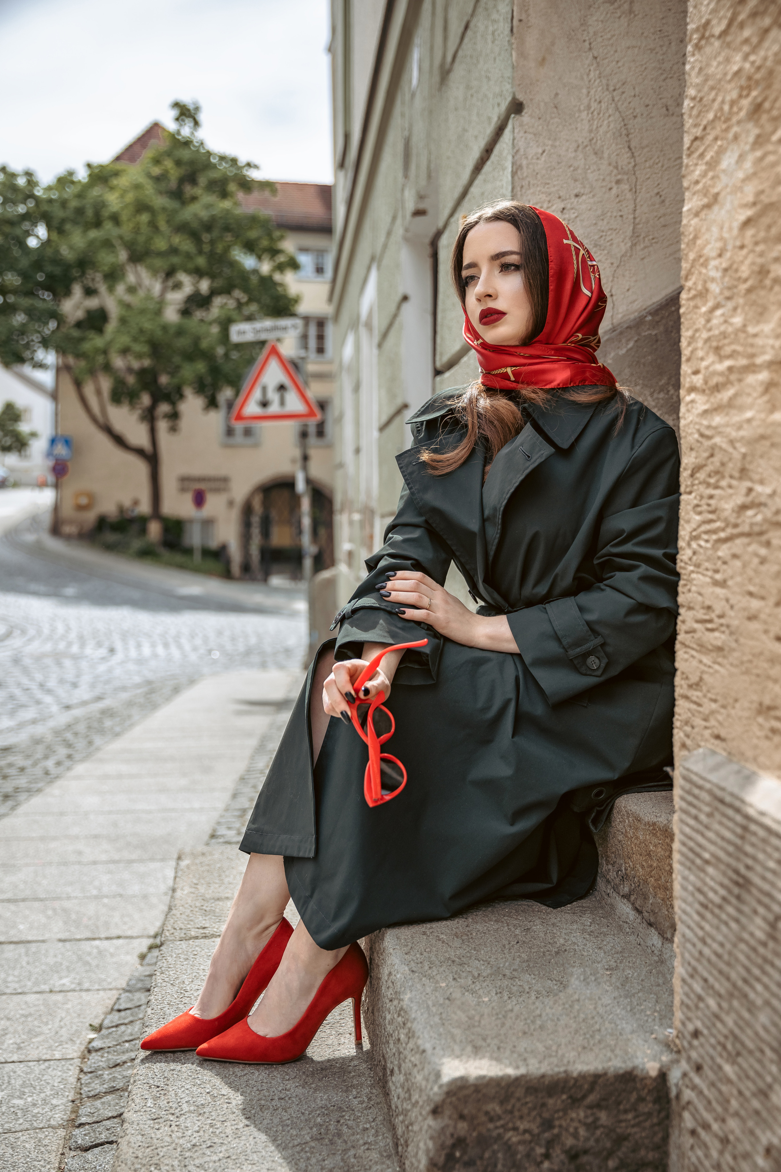 Photoshooting in Stadt