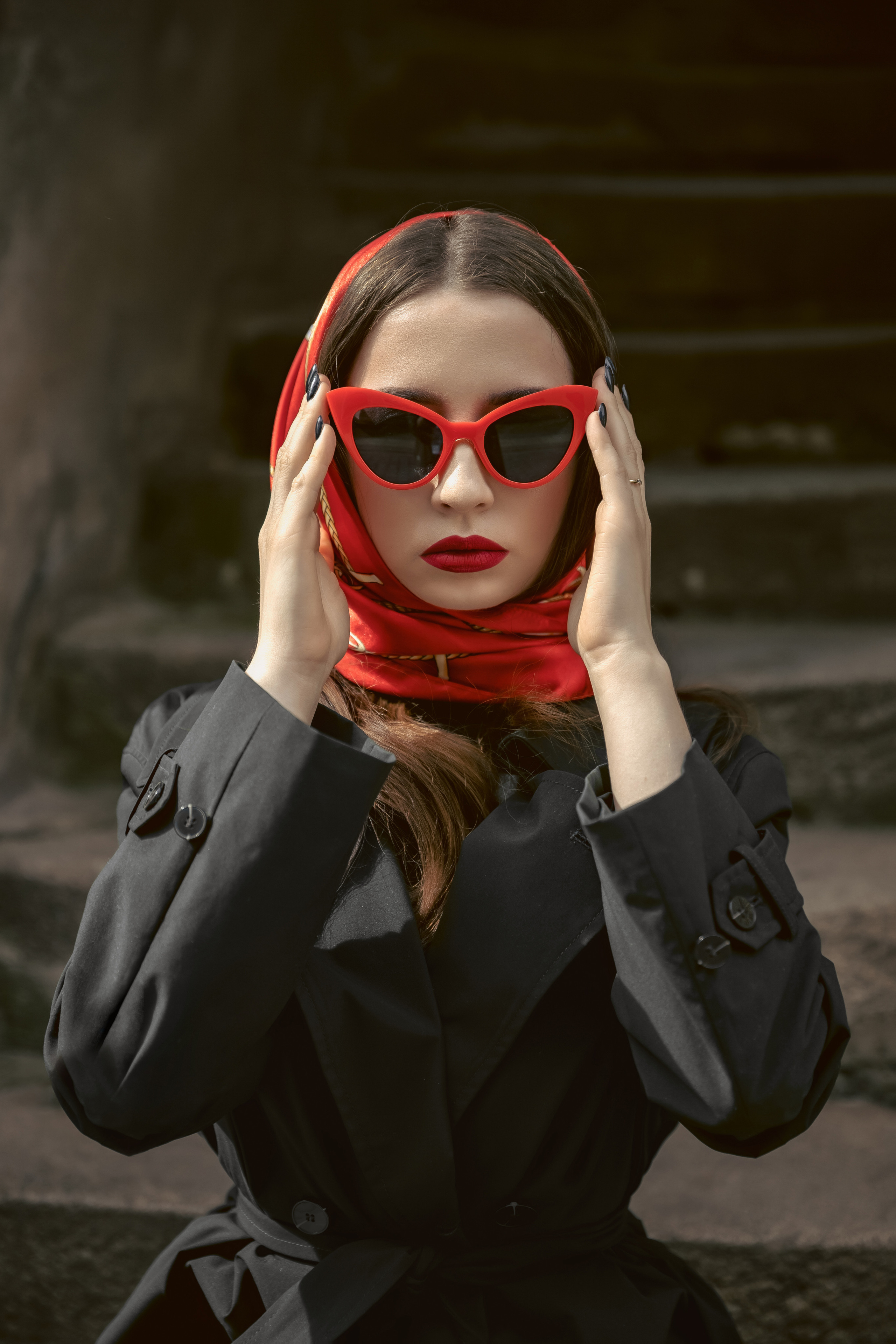 Photoshooting in Stadt