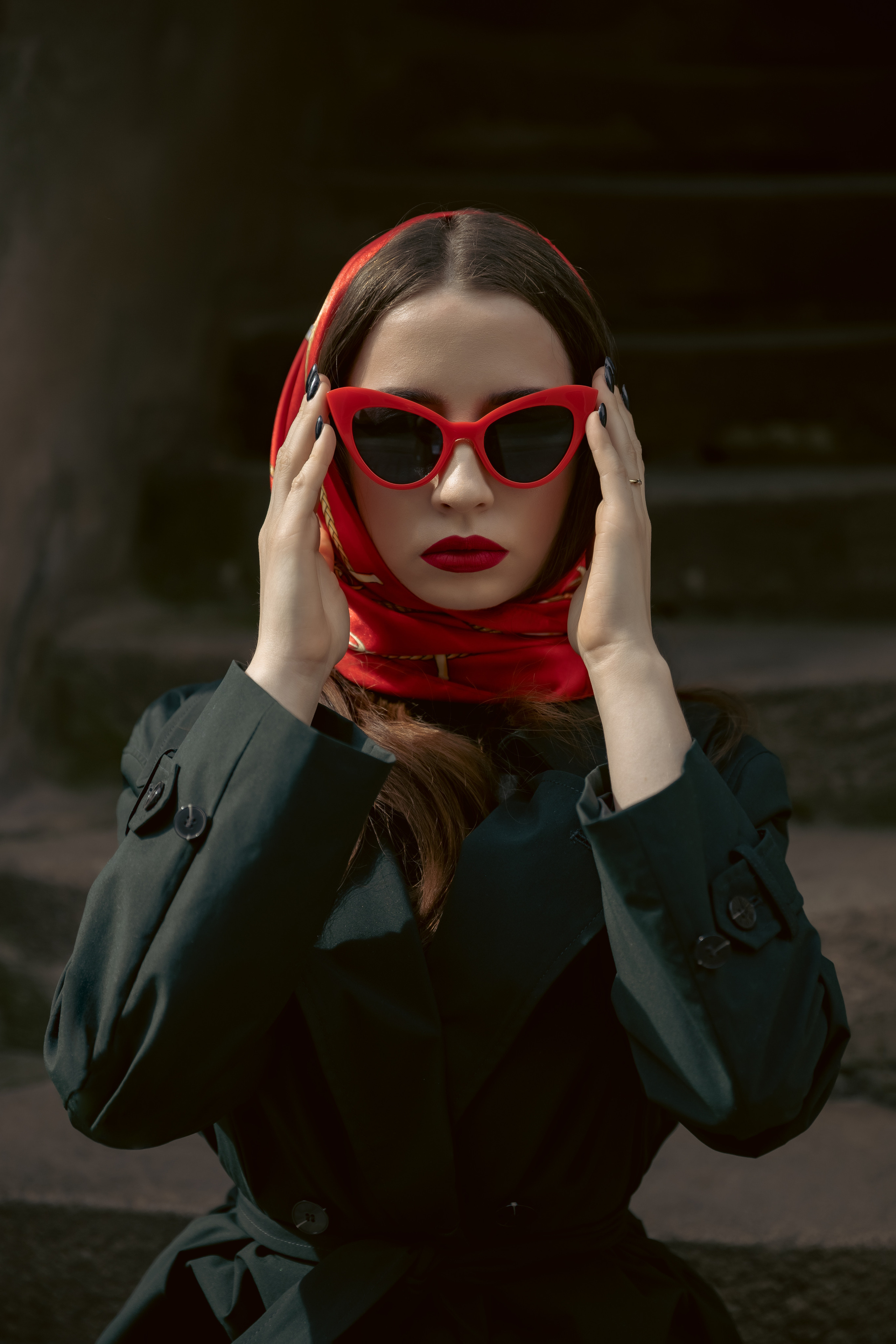 Photoshooting in Stadt