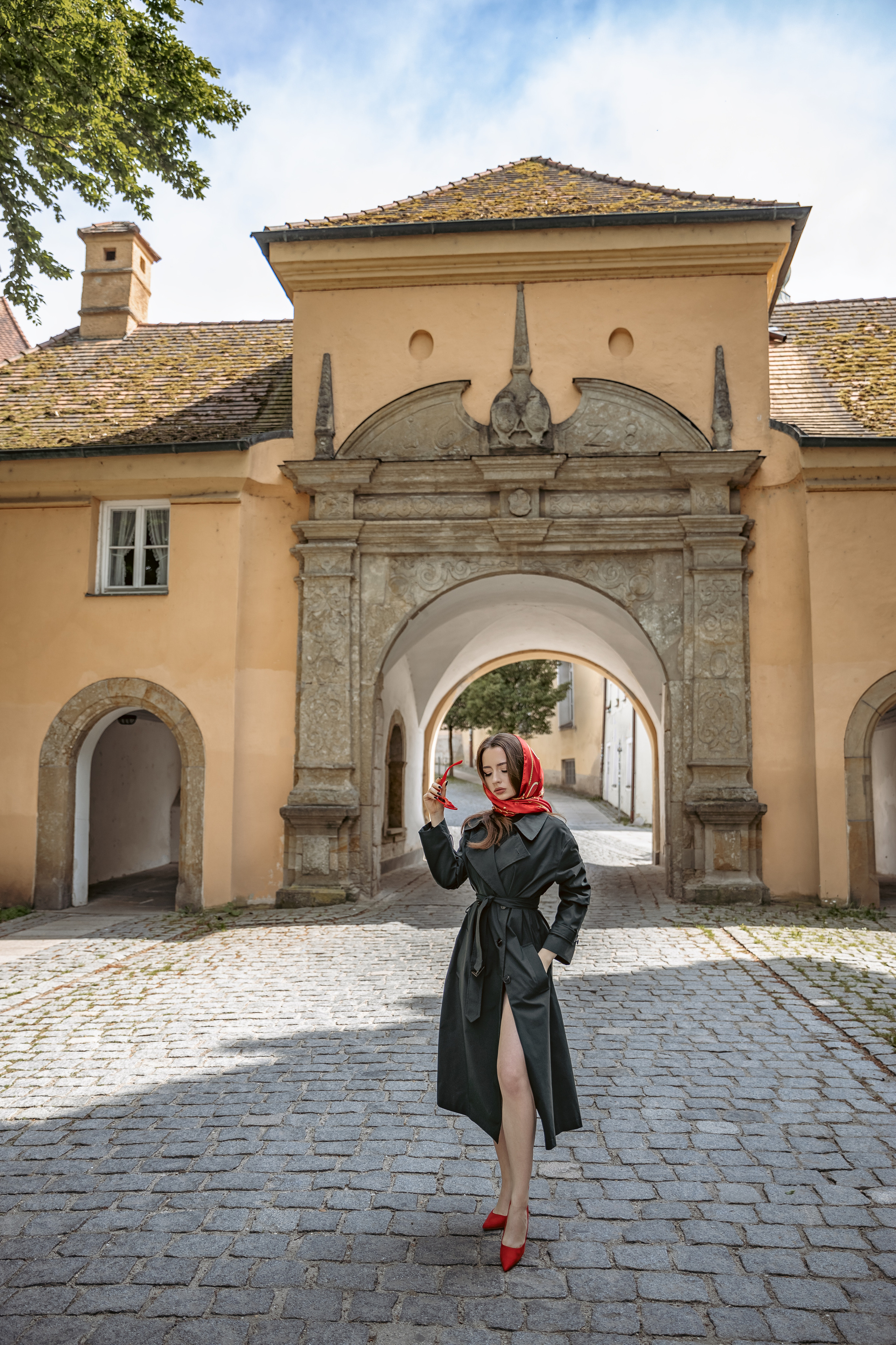 Photoshooting in Stadt