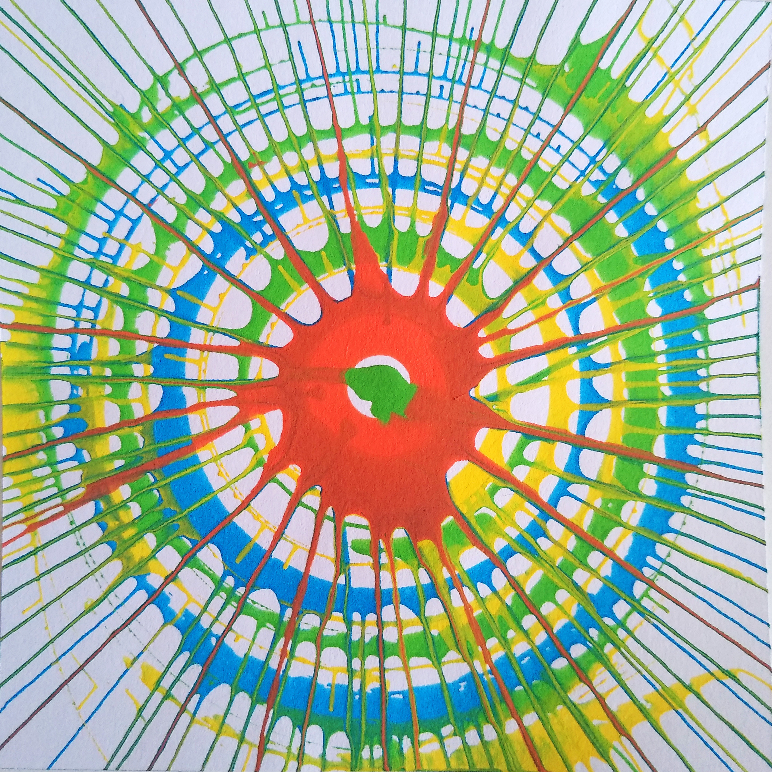 Amazing craft — Spin Art Machine. Kiki-Niki-Cha! Learn, play, and discover with us!