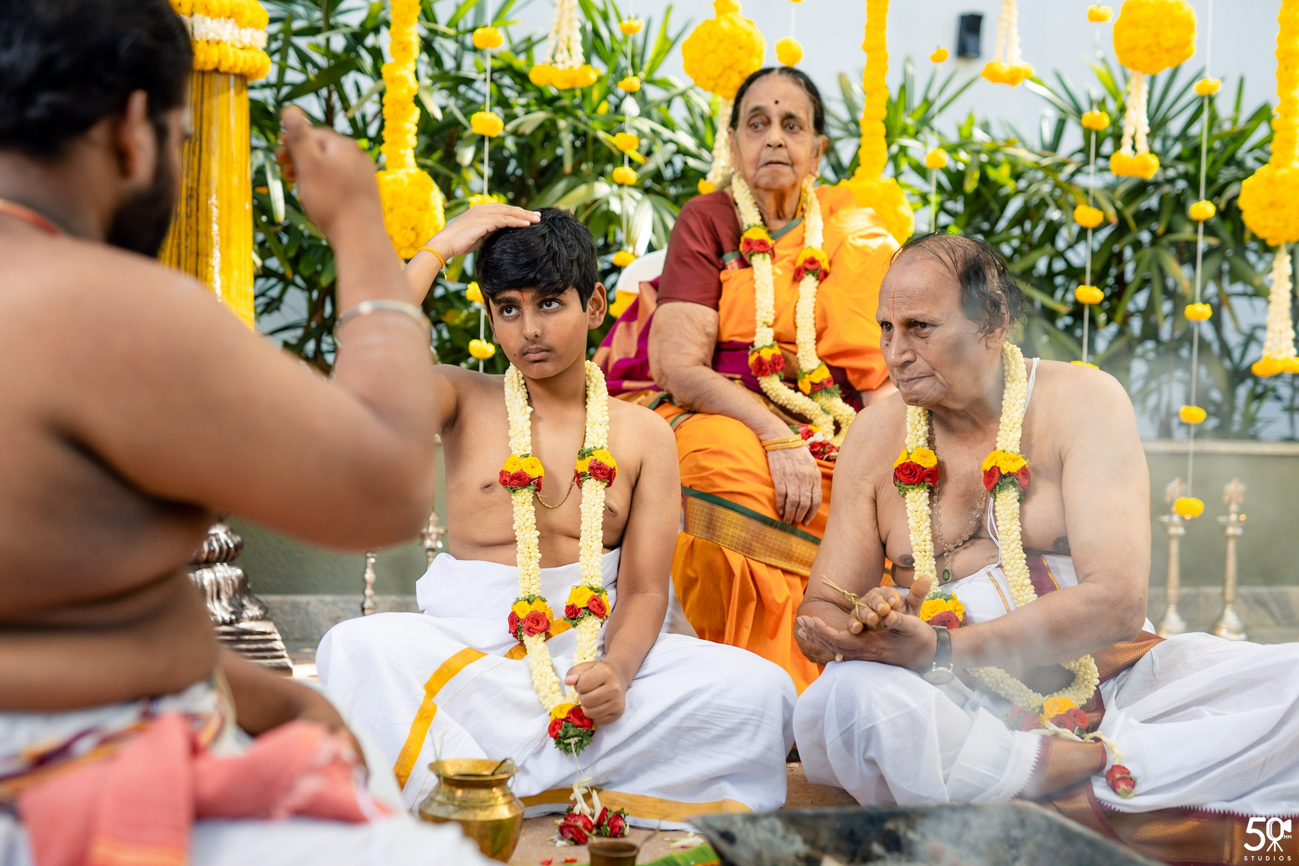 SANJAY AND SAKETH UPANAYANA. 50mm STUDIOS