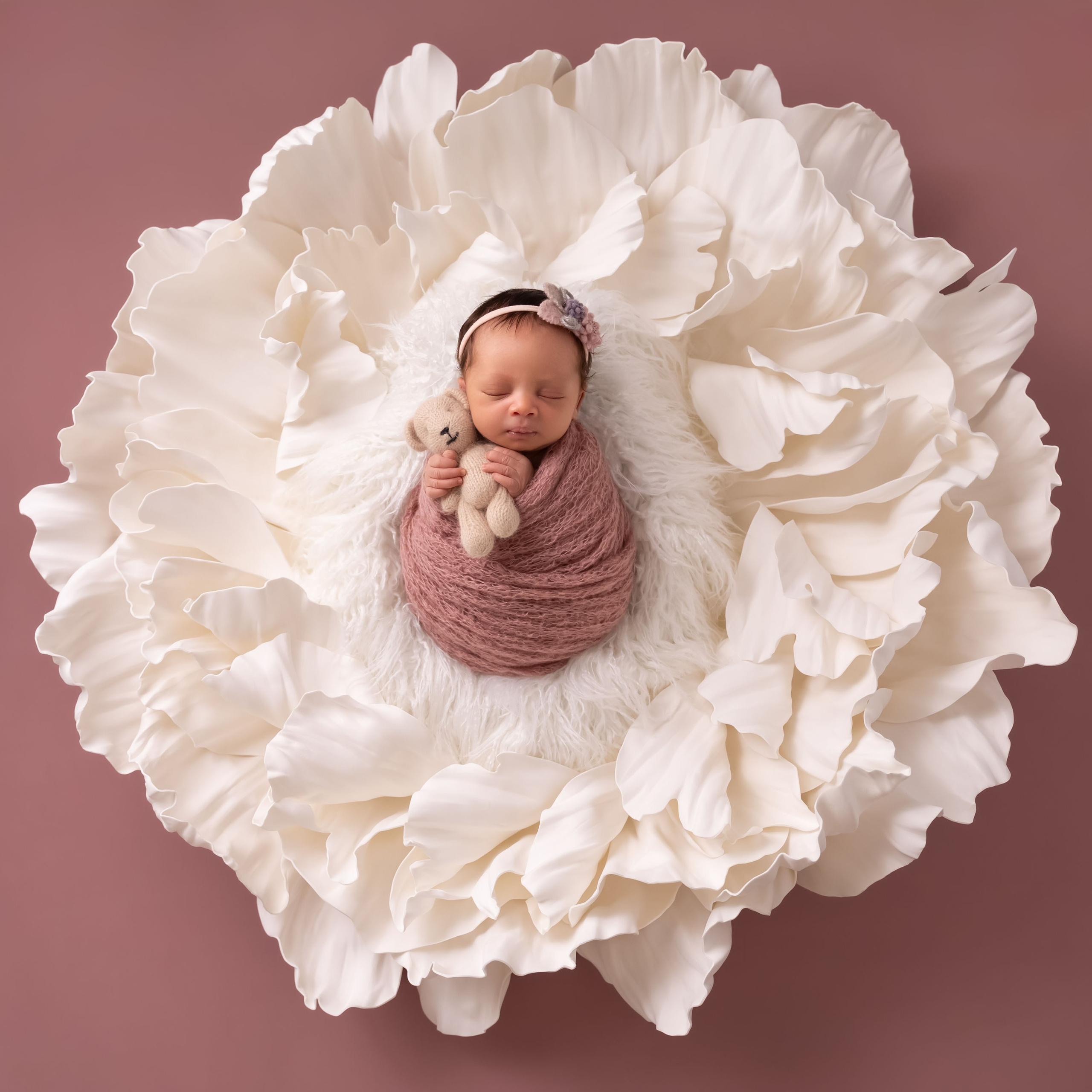  cute baby in the flower