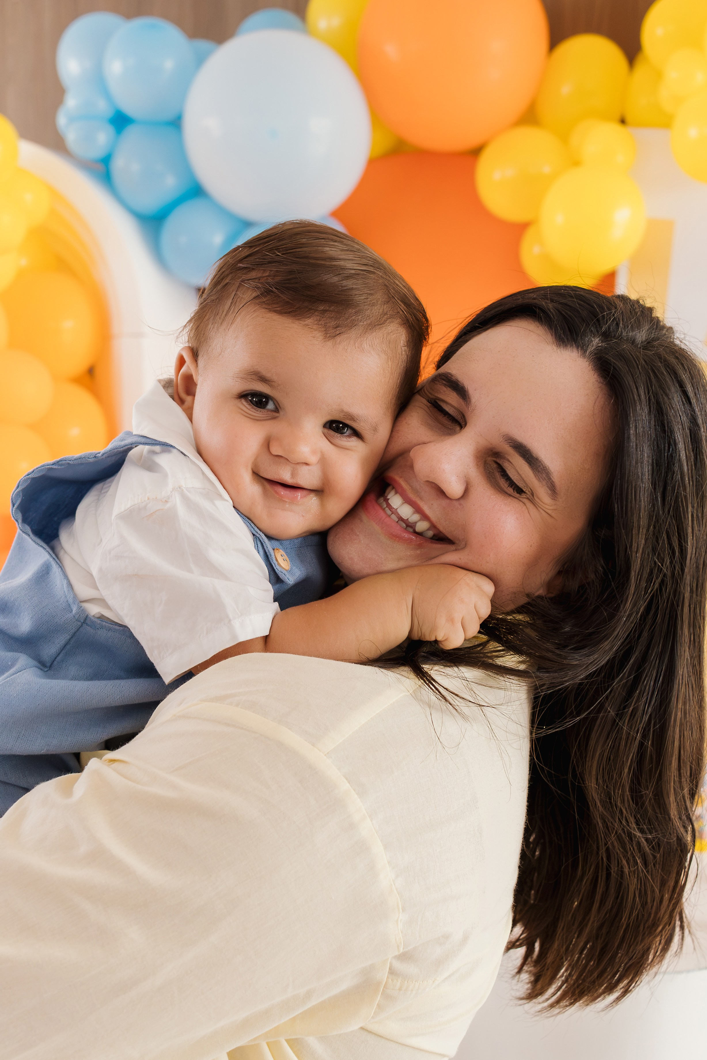 Aniversário infantil colorido, em Palhoça, Santa Catarina.