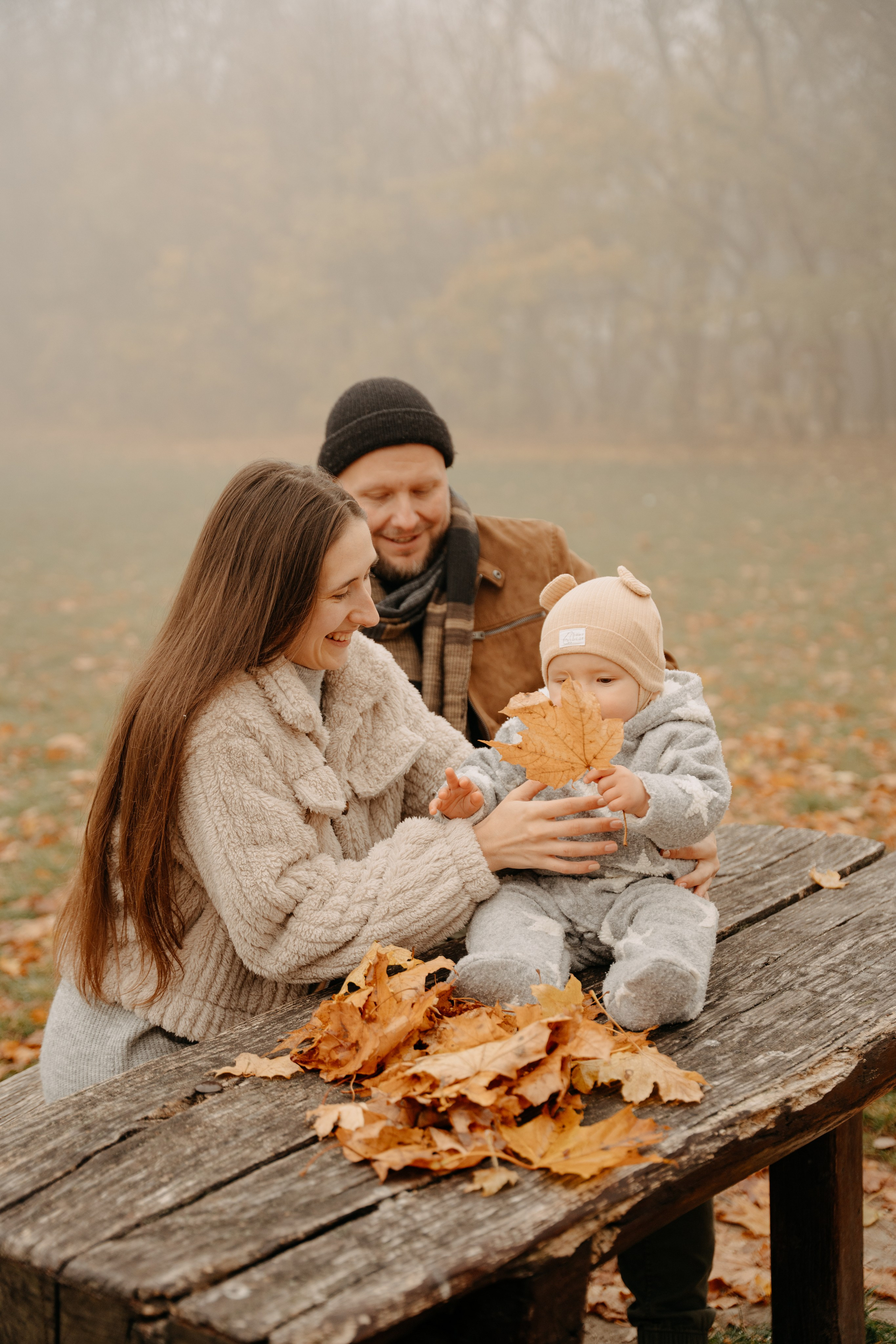 Bendegúz a ködös Normafán. Csilla visuals