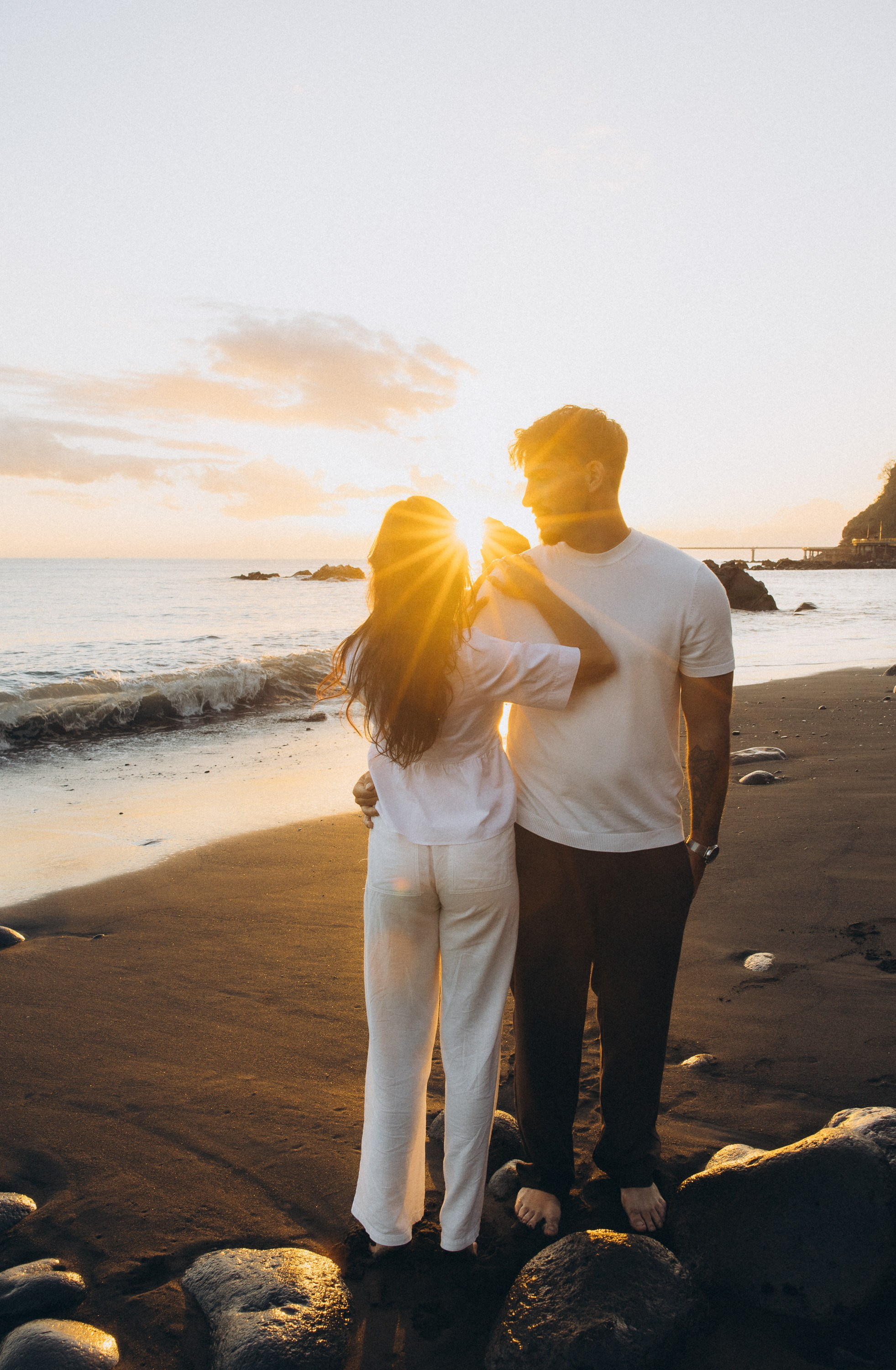 Romantic Sunset Couple Photoshoot on Madeira Island