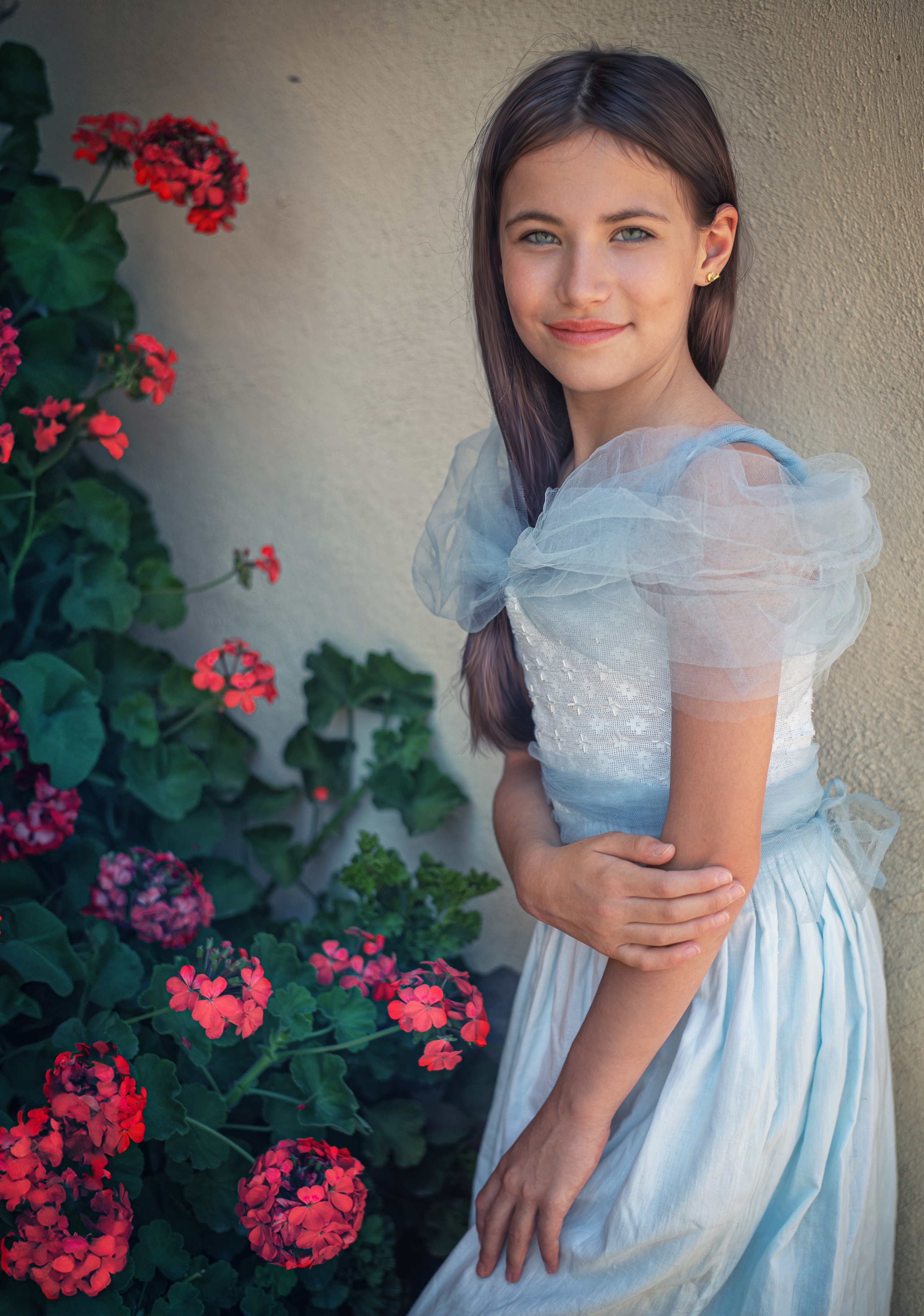 Children's Art portrait. Фотограф в Неаполе