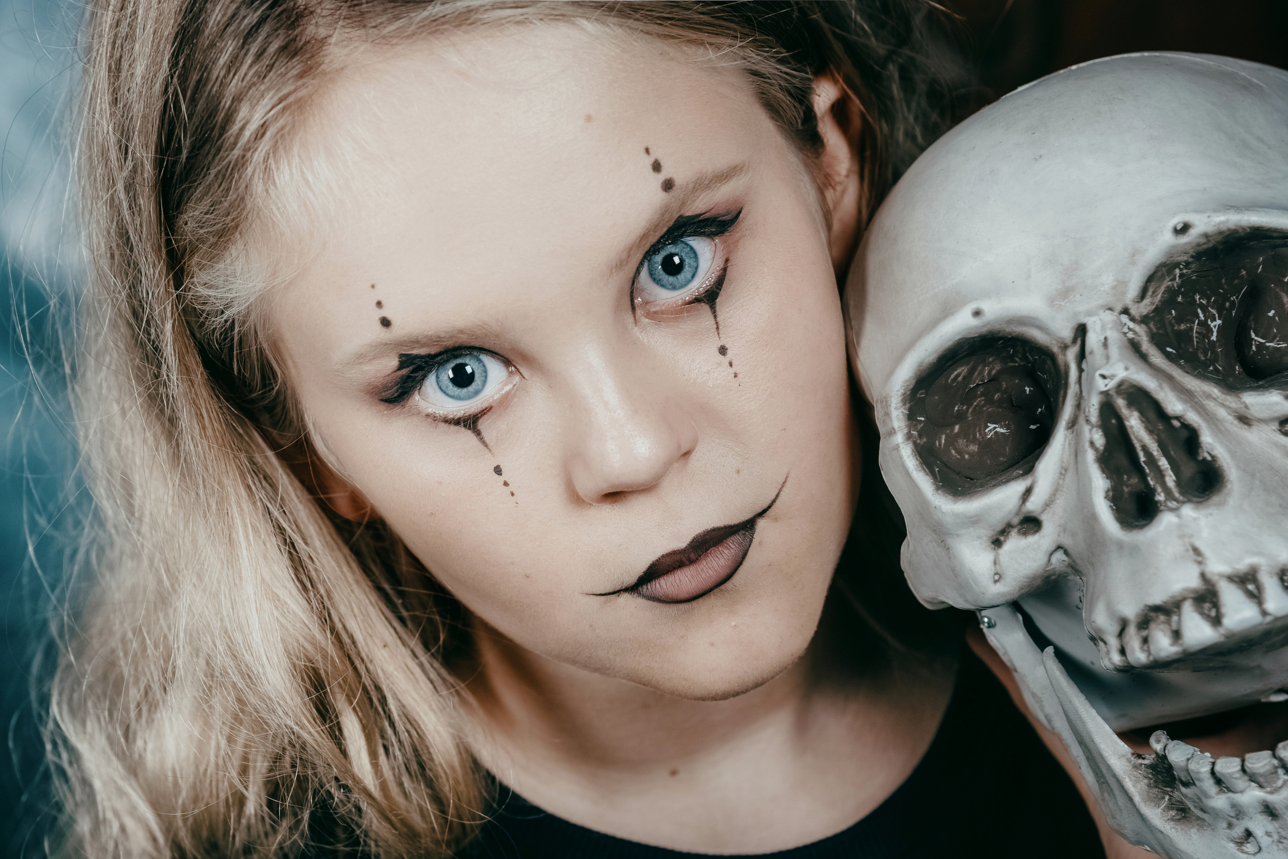 Halloween themed studio photo shoot 