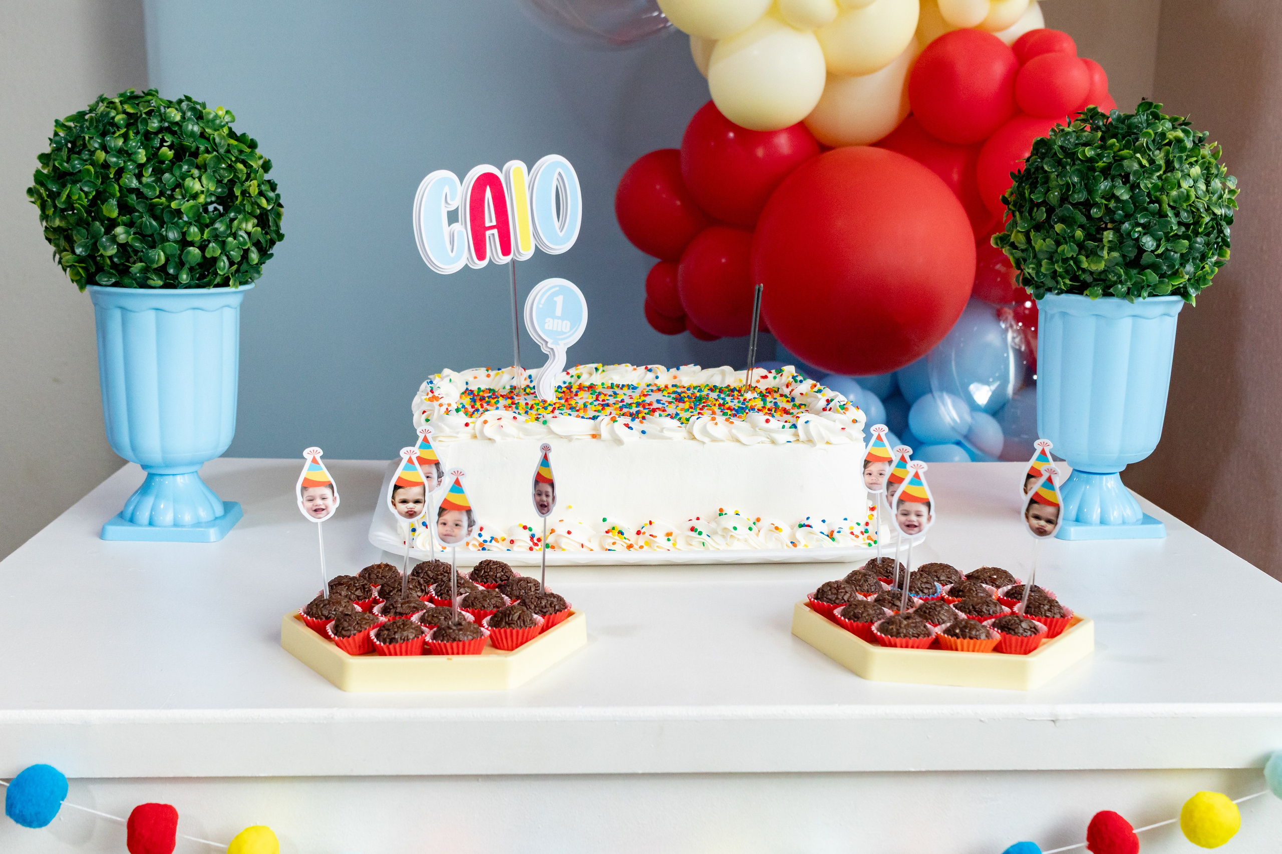 Aniversário Caio — 1 ano. Principal