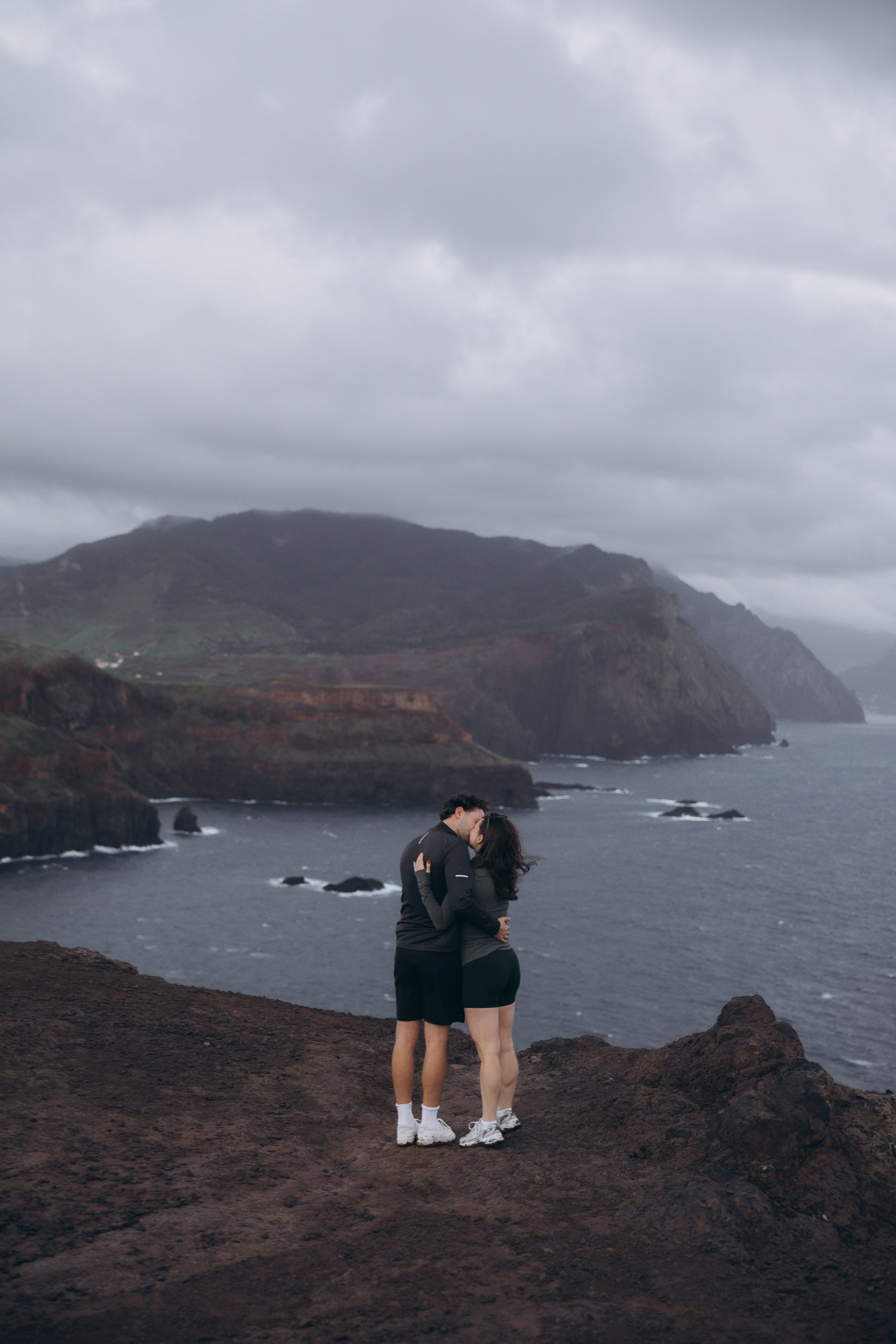 Sunrise proposal in Caniçal, Madeira