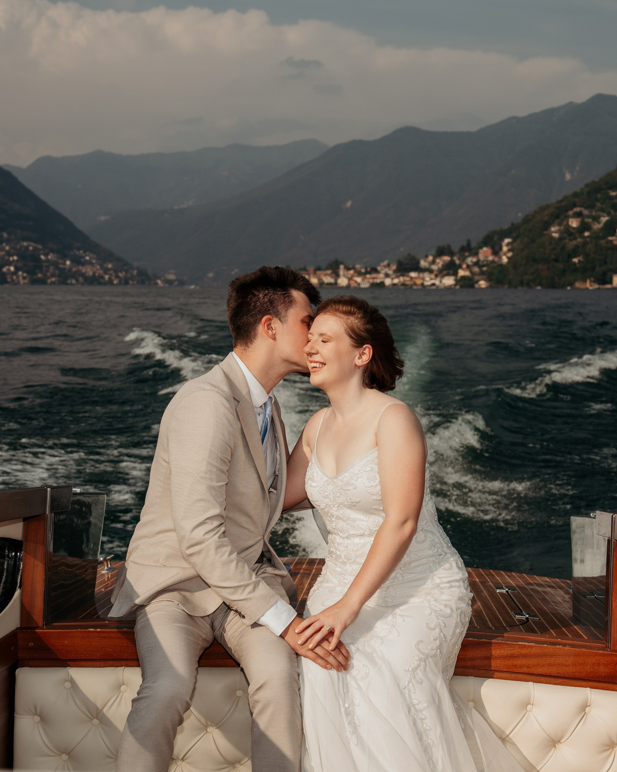 Cernobbio, Boat and Villa Olmo. Wedding Photographer Lake Como Ferrari Media Production