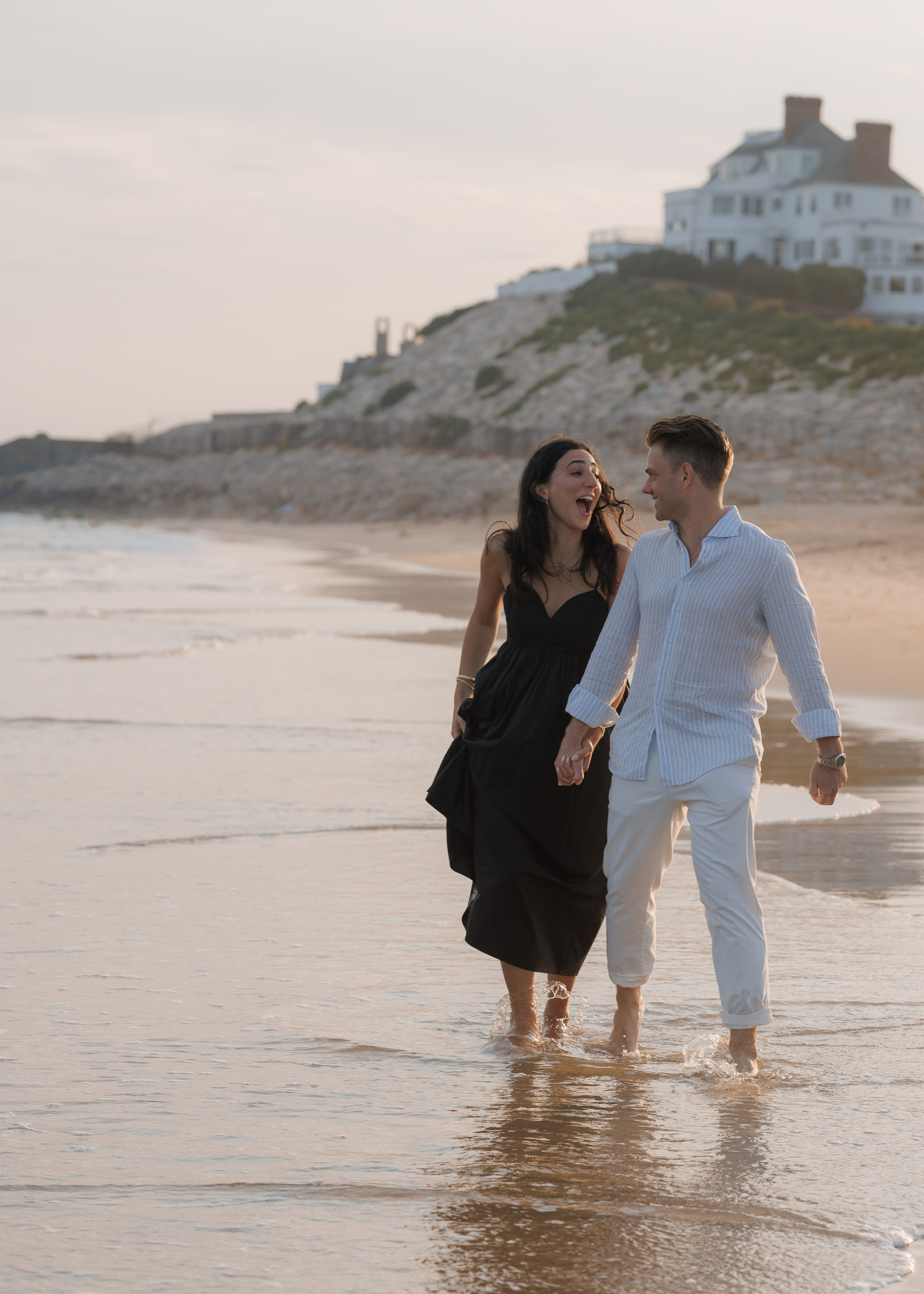 Watch Hill Beach Proposal | Westerly, Rhode Island. Rhode Island Wedding Photographer Tati Simpson