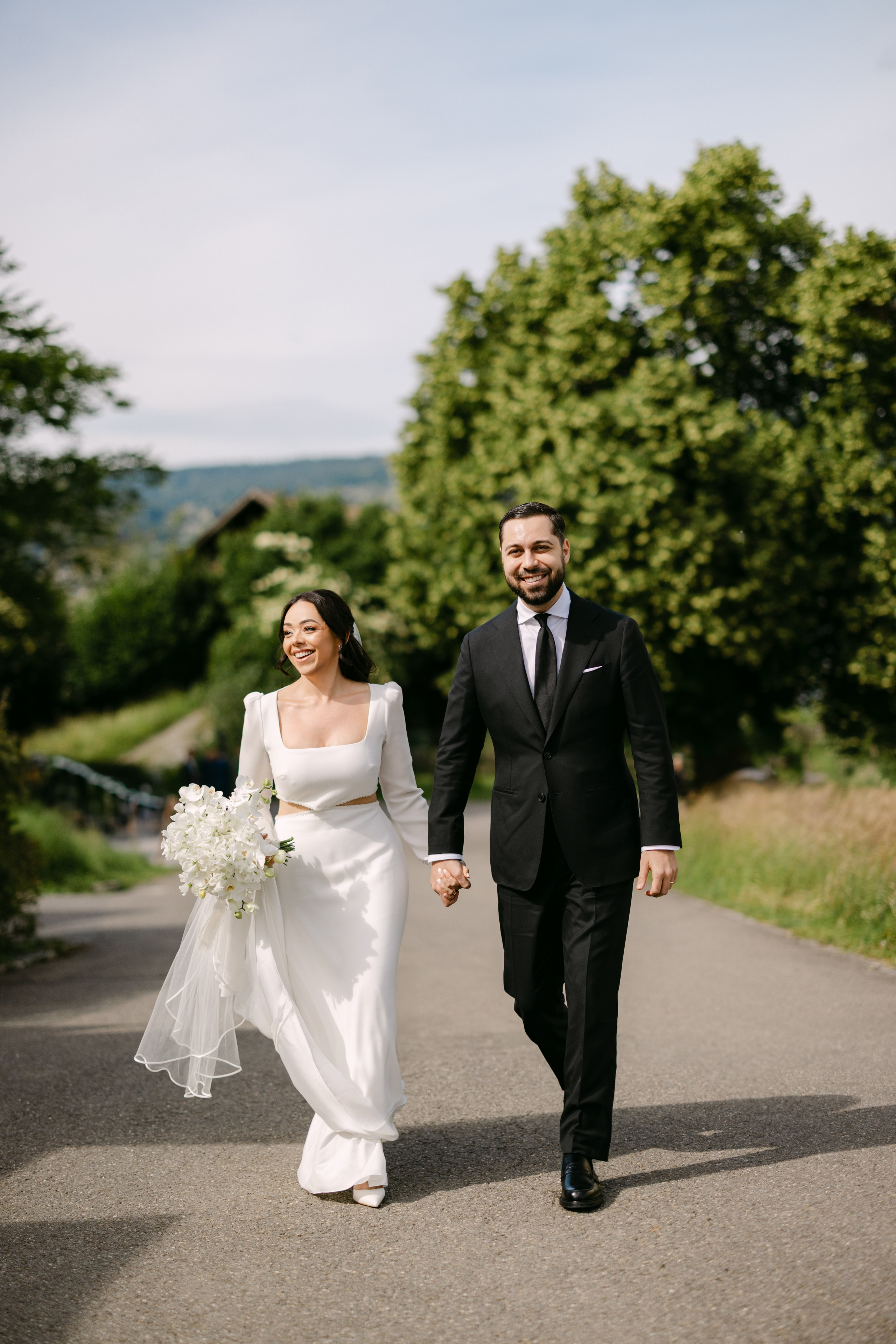 Unvergessliche Hochzeit am Zürichsee: Landgasthof Halbinsel Au. Familien- & Hochzeitsfotografin Schweiz. Valeria Diaz in Zürich und Umgebung