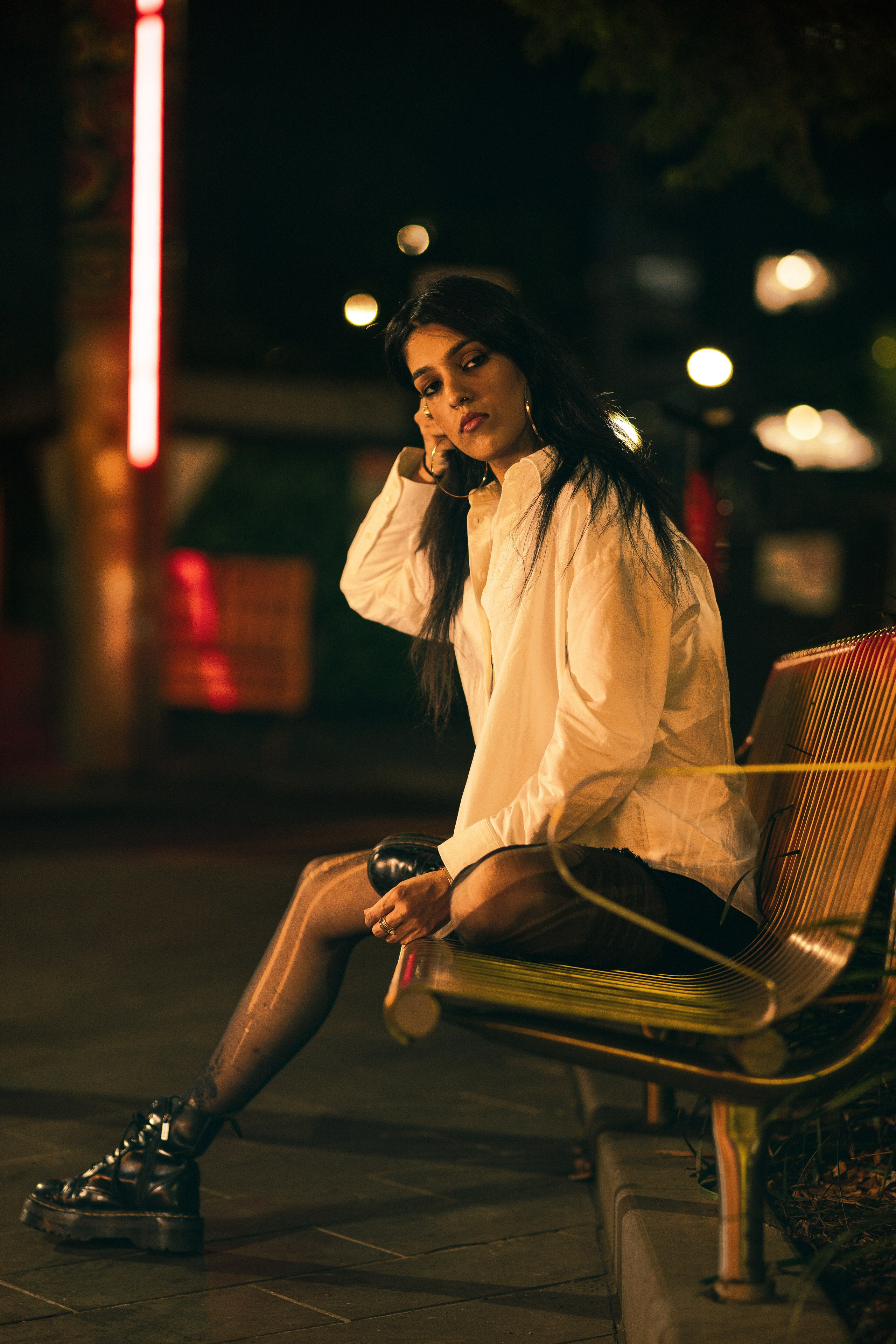 Environmental Night Portraits in Chennai