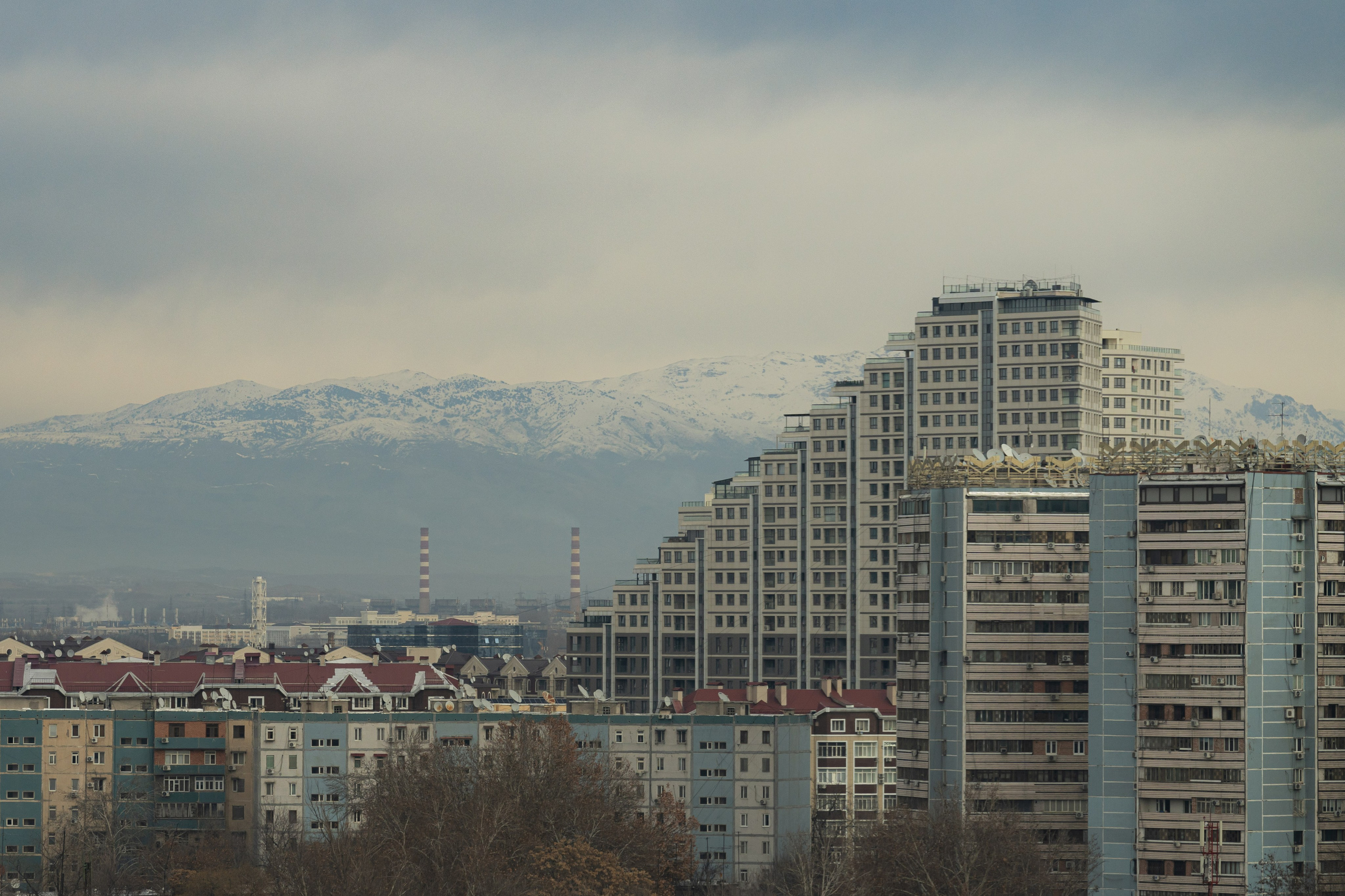 Смог в Ташкенте или Взгляд на город с высоты птичьего полета. Георгий Намазов | Фотограф в Ташкенте