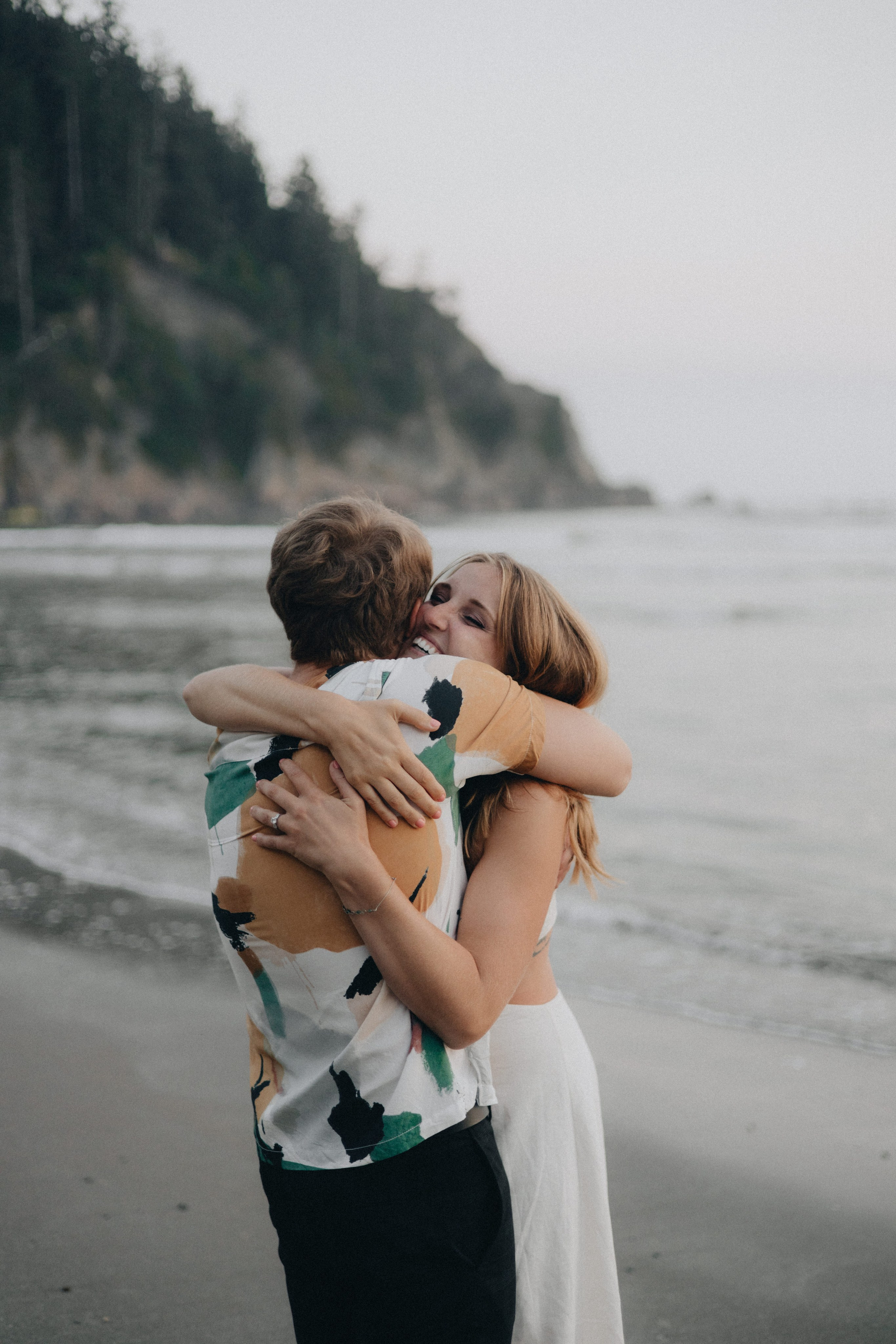 Engagement Photography at Cannon Beach | Jessie & Isaac's Session by Georgy Shishkin | Capturing Moments in Portland, Seattle, Bend & Oregon. Capturing Love in the Heart of the Pacific Northwes