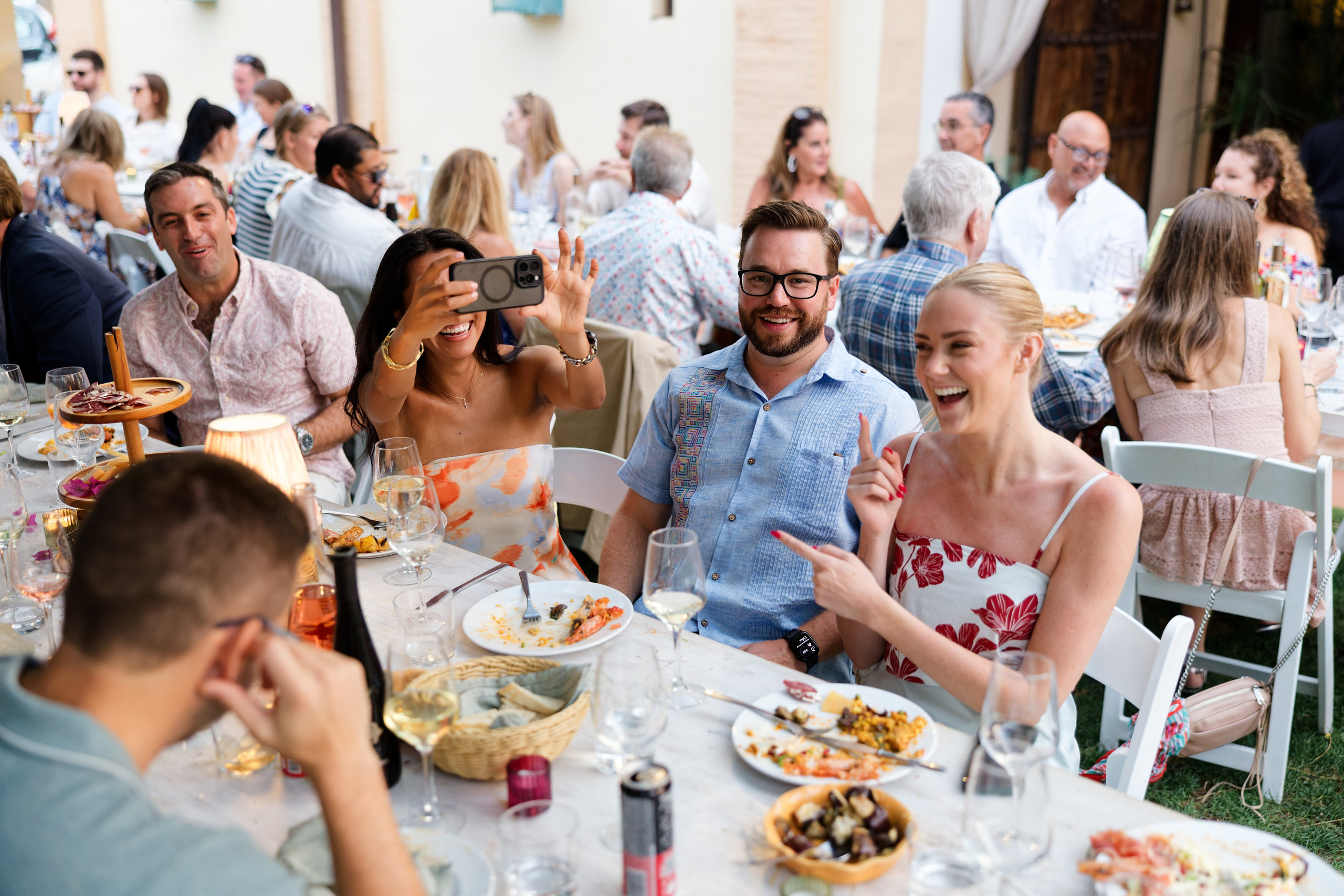 Welcome dinner of Gracie & Joe at Gran Villa Rosa