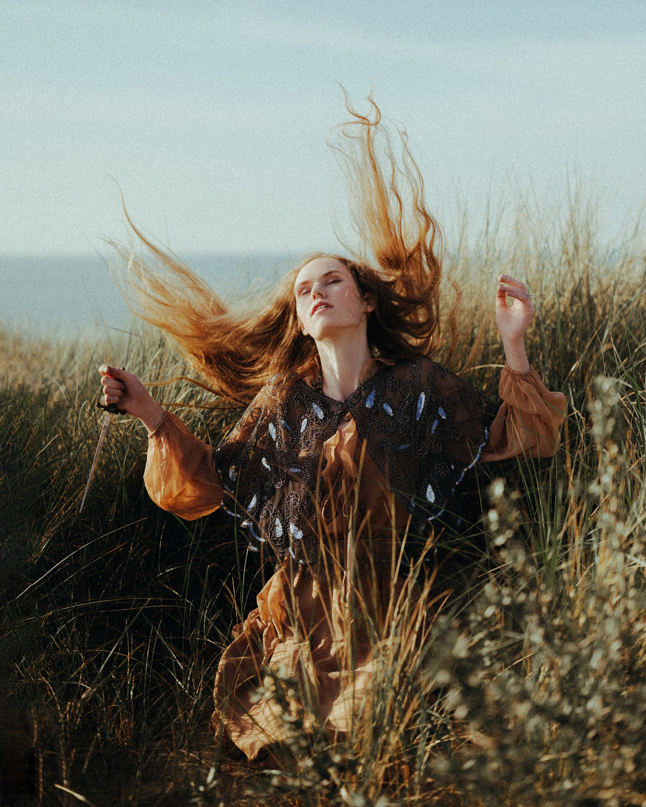 Sunset on the Beach in the Dunes, Leiden. Moth & Moss Photography