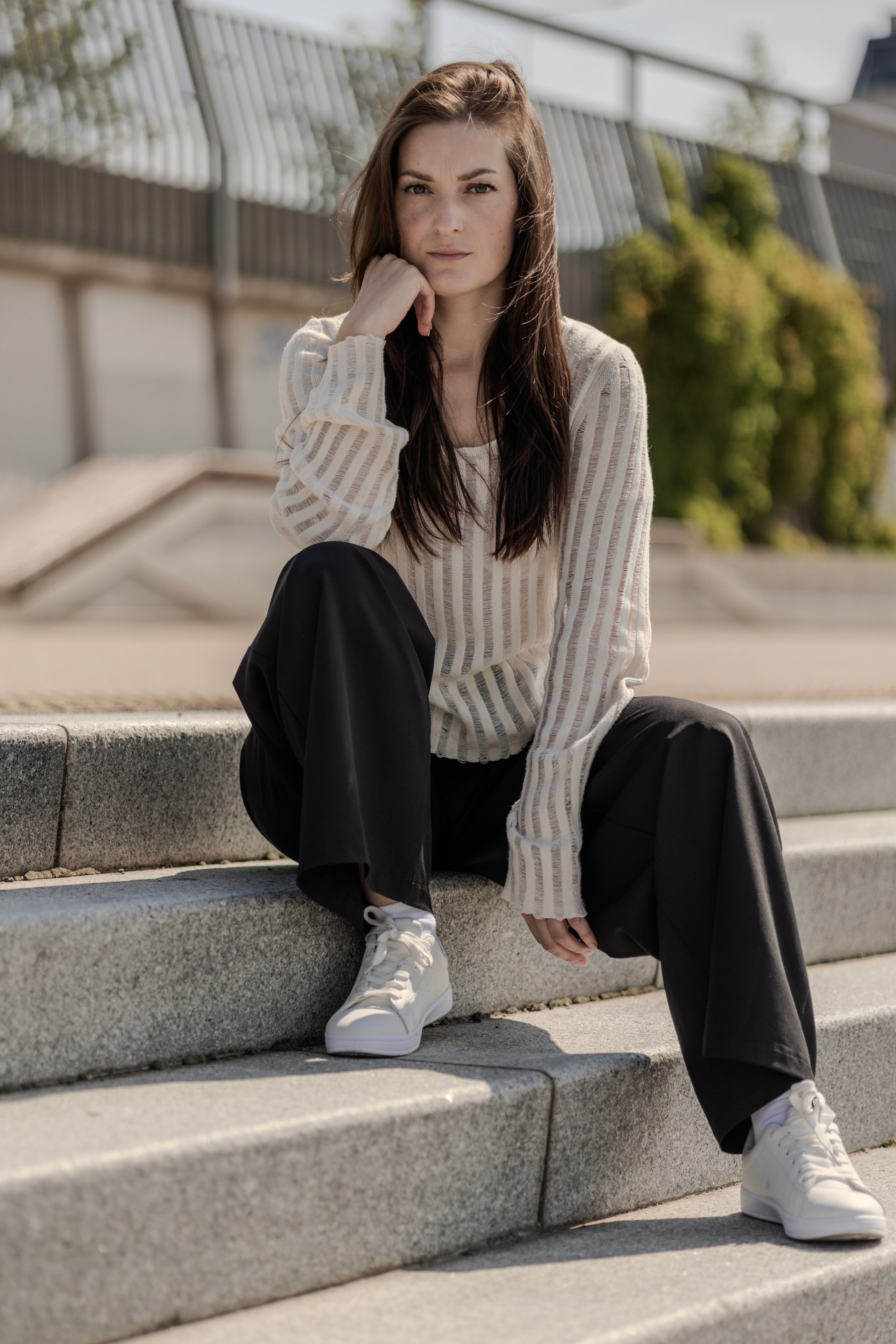 Portreta fotosesija sievietei Rīgā