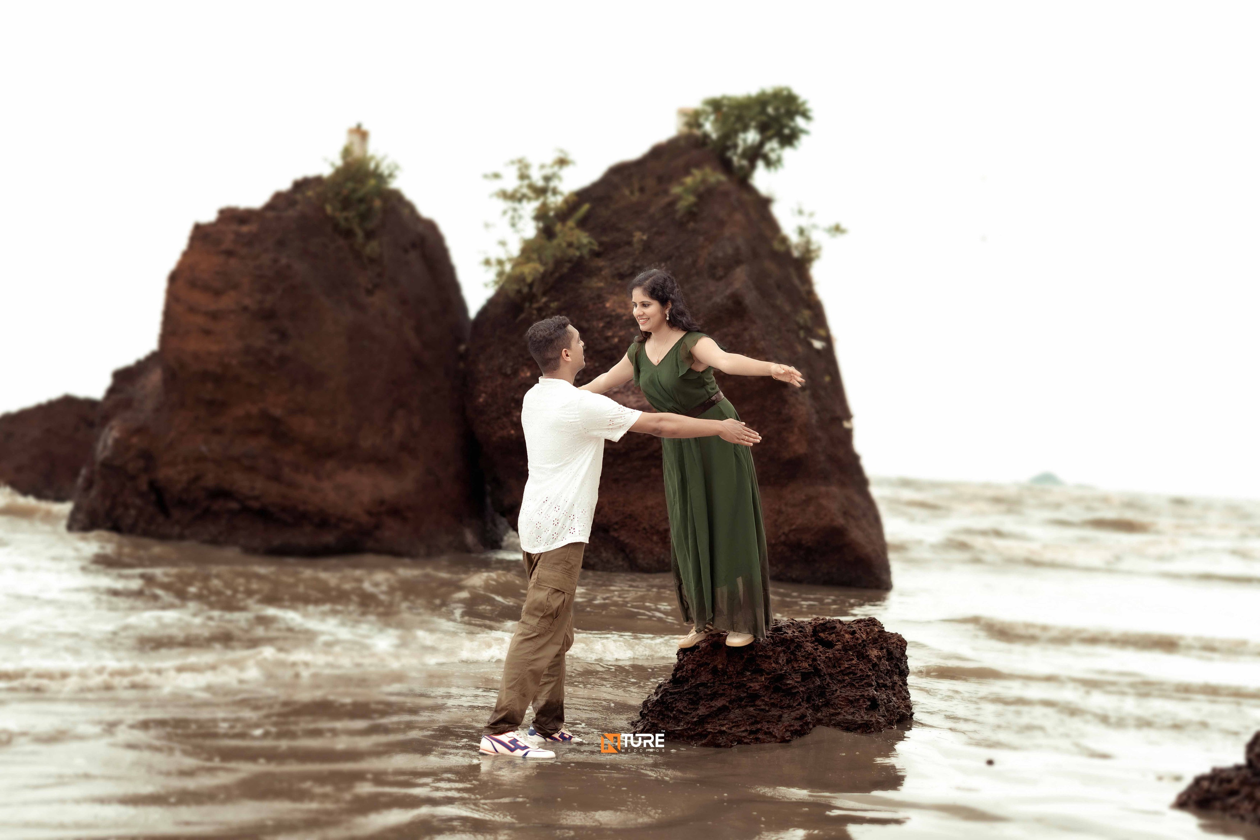 AKSHAY & ANAGHA SAVE THE DATE. NTURE WEDDING