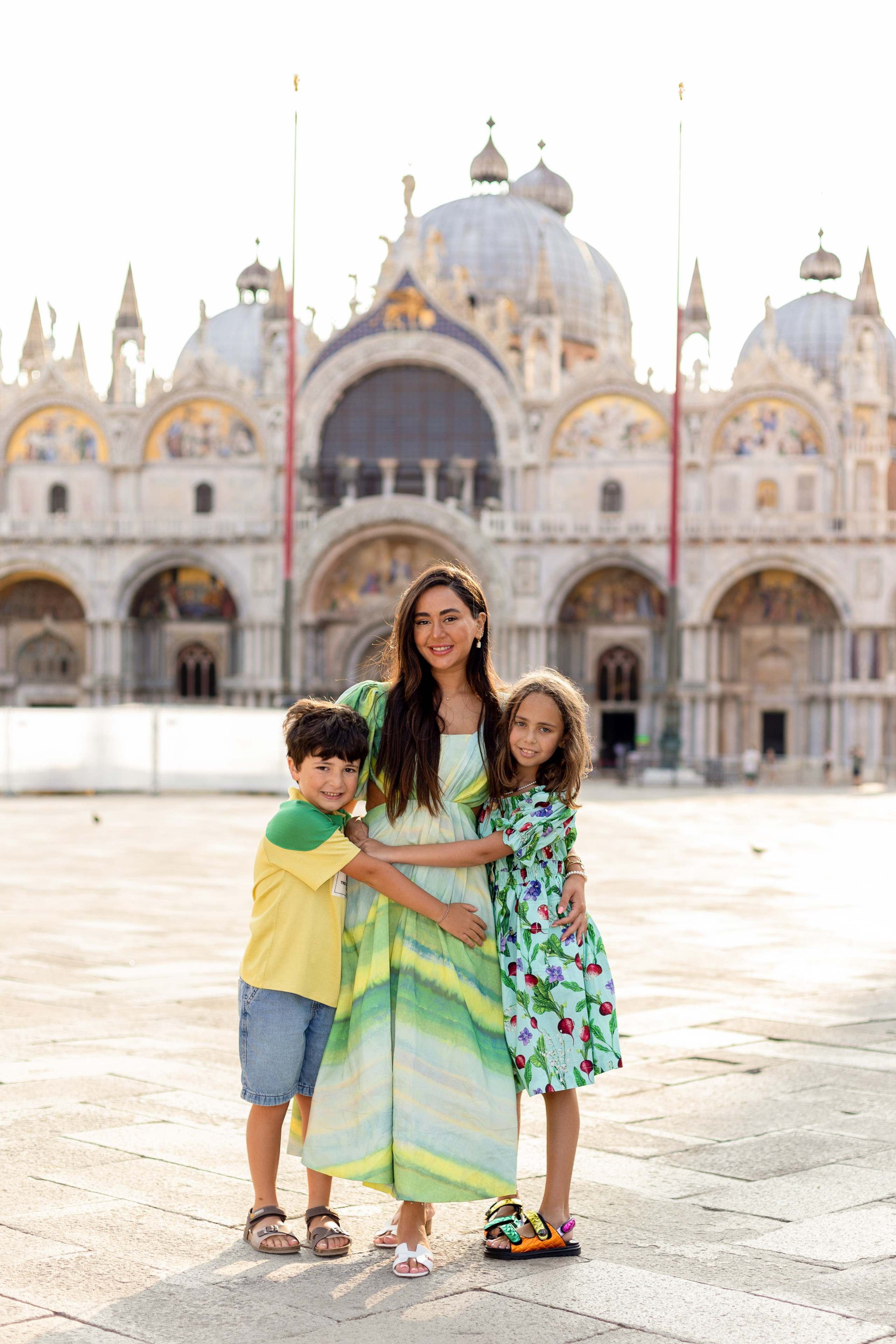 Fidan with childrens