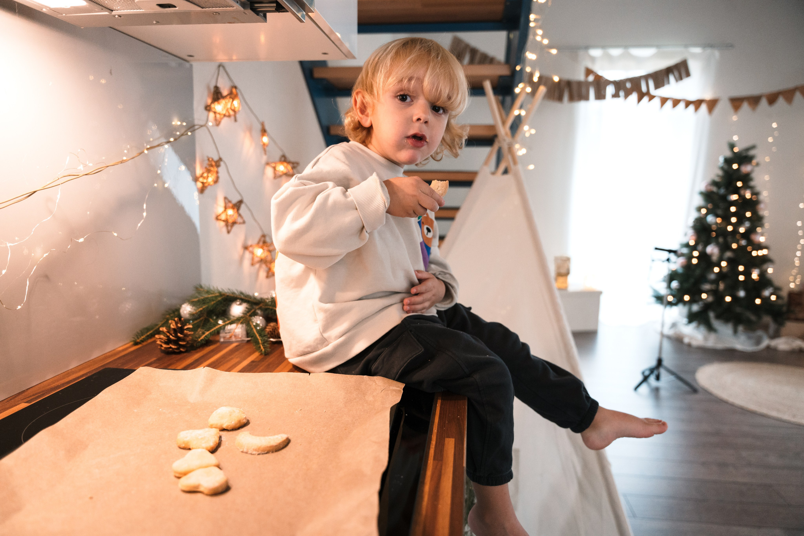 Christmas Studio Photoshoot. Elena Seewald