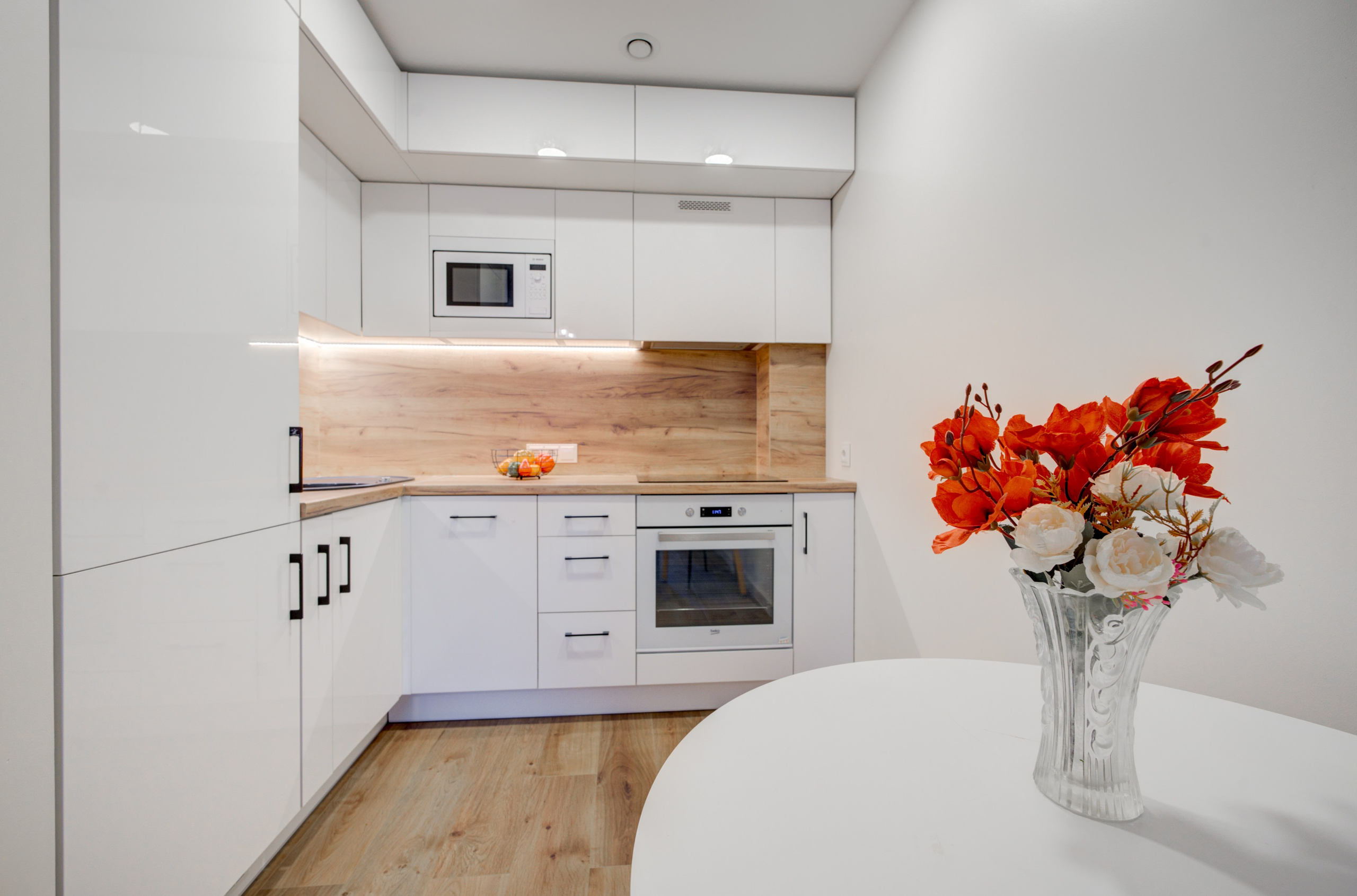 2-jų kambarių buto svetainė. Nuotrauka. Fotografė - sapiegafoto.lt