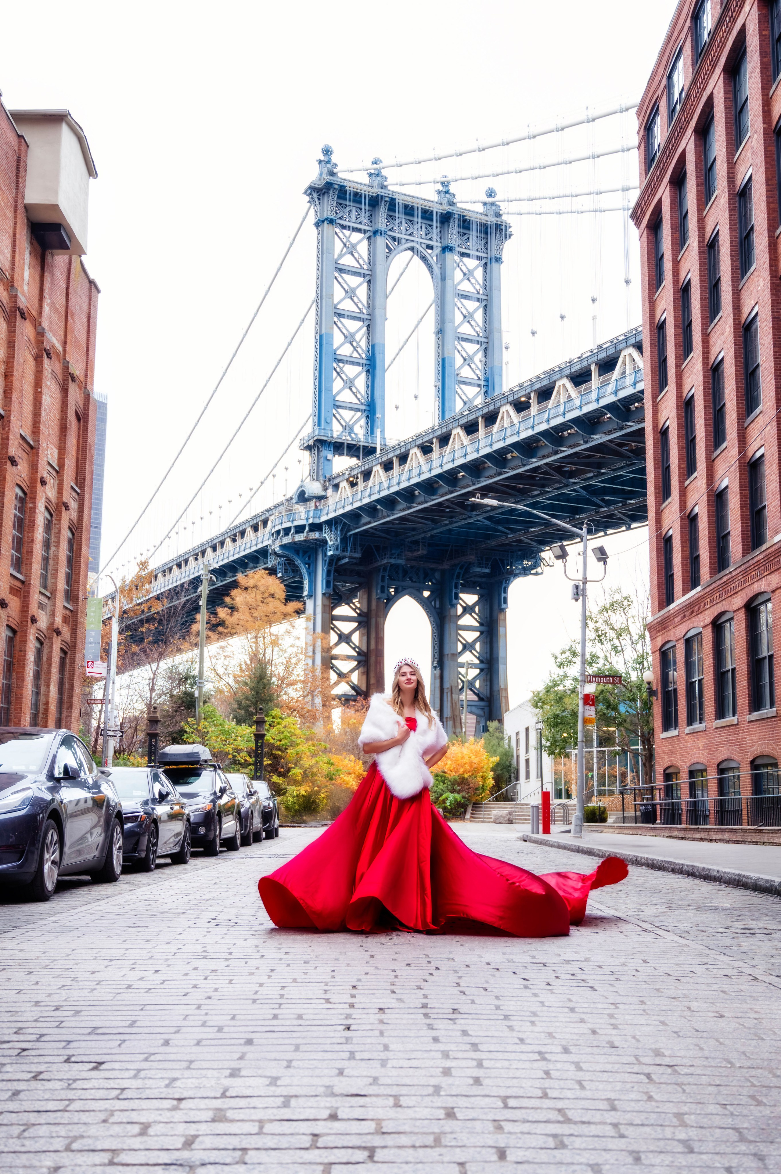 Flying dress. Alena Galieva New York Photographer