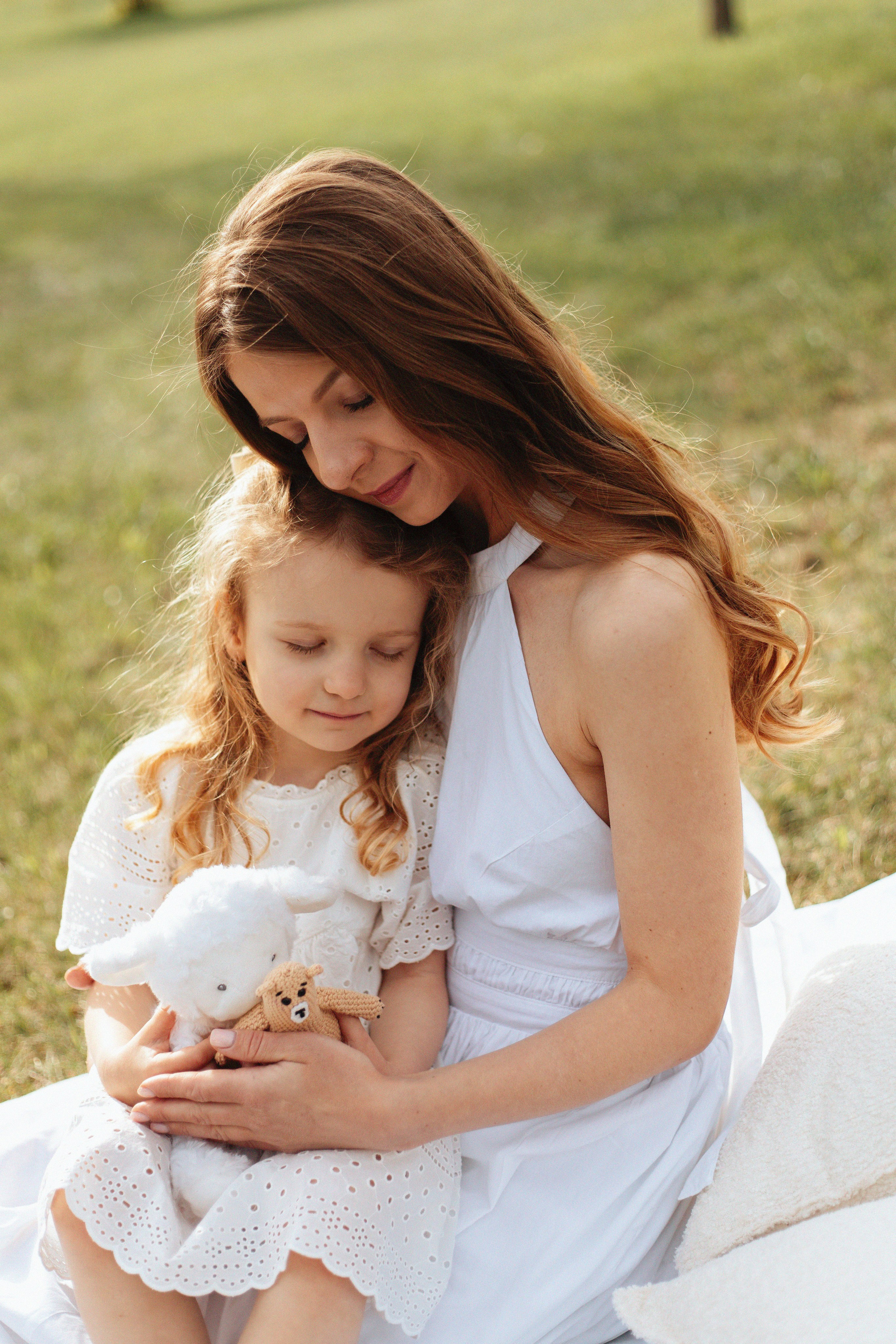 Mother & daughter story. Home