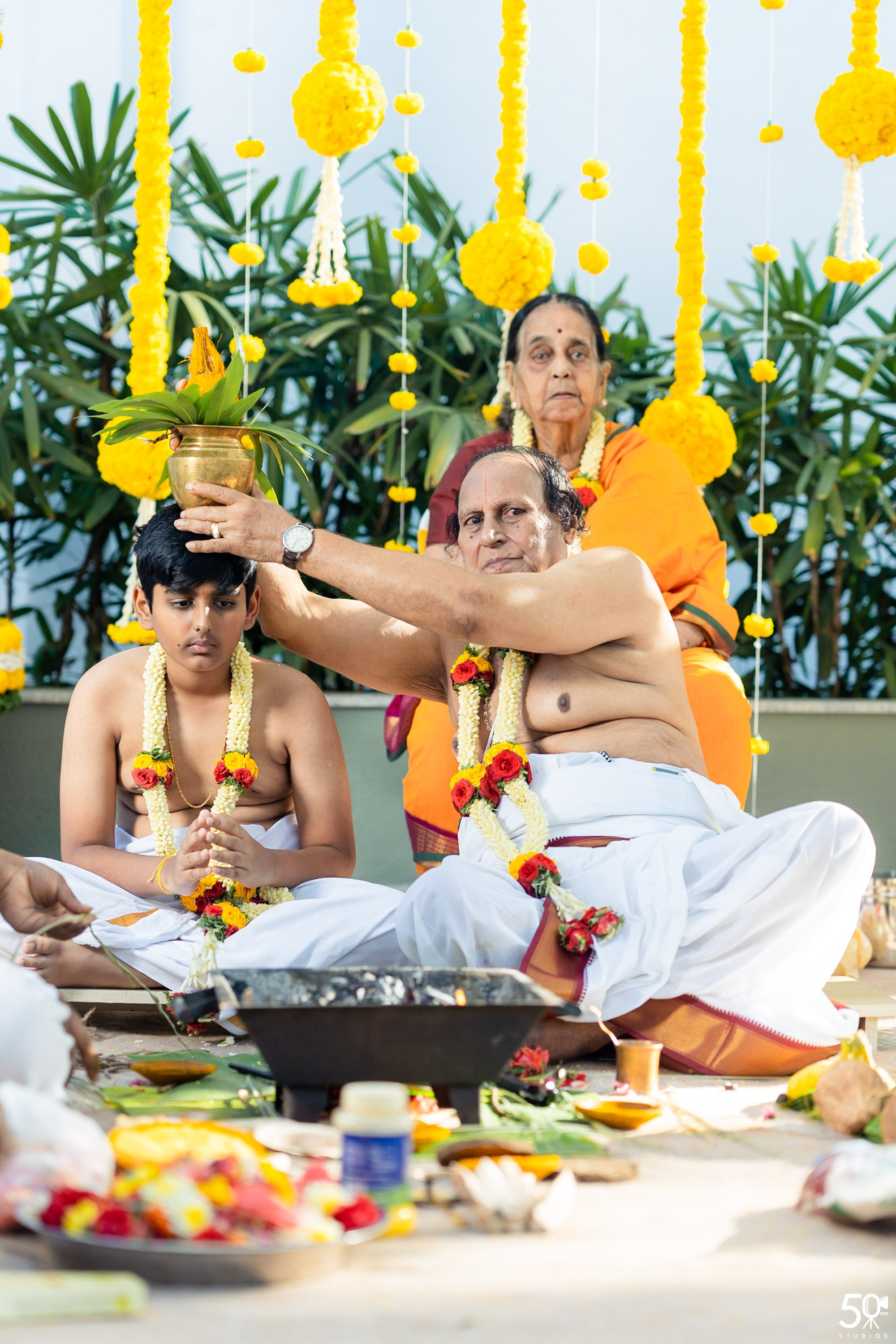 SANJAY AND SAKETH UPANAYANA. 50mm STUDIOS