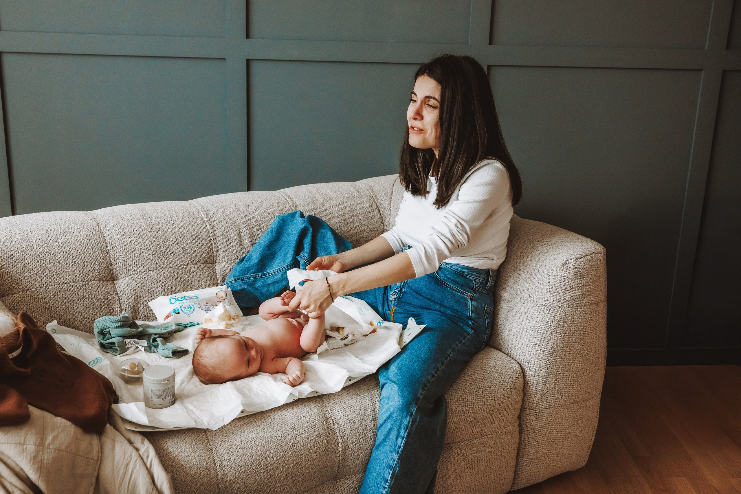 Фотосесия за новородено. Фотограф Ирина Йотова