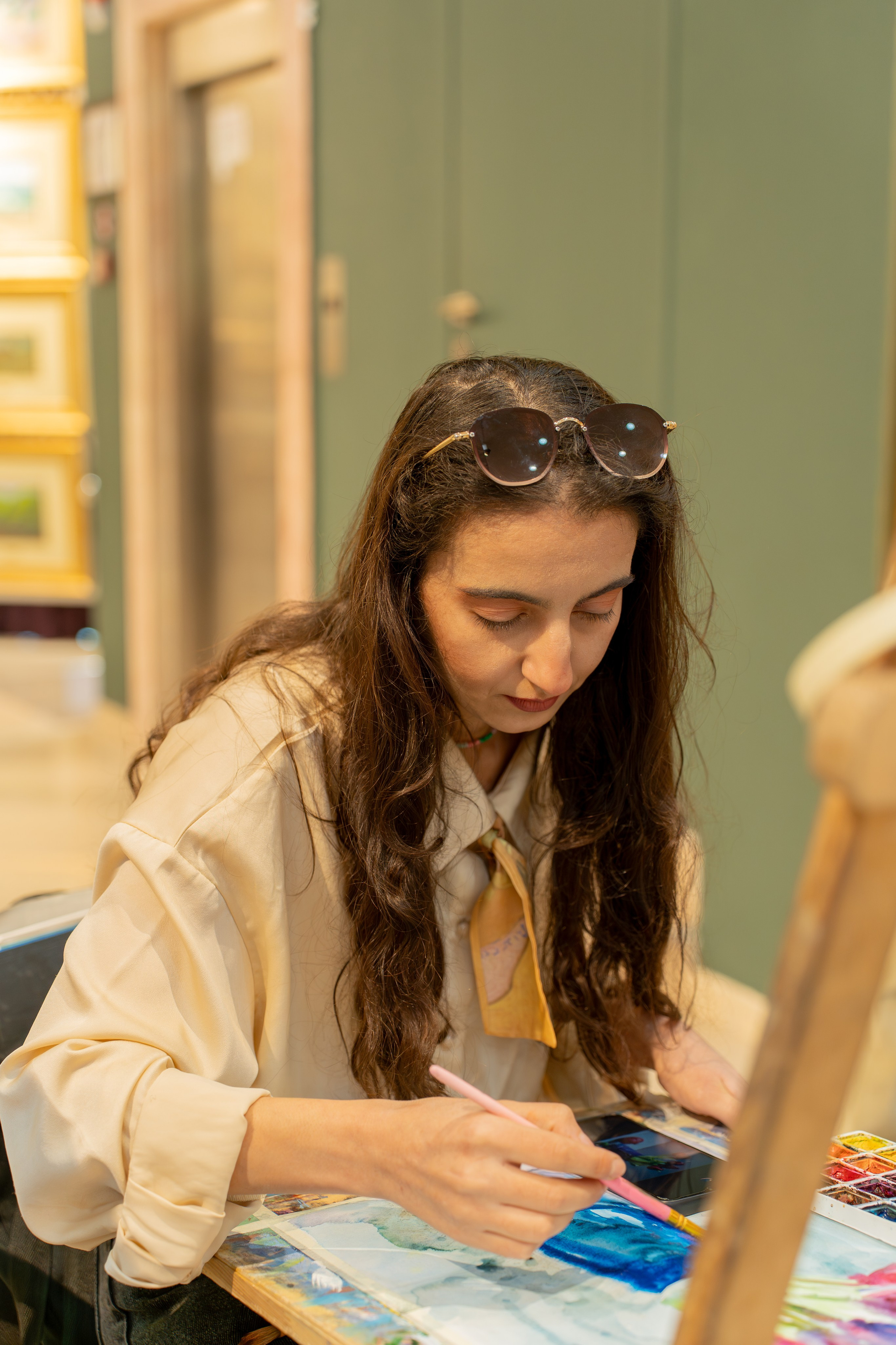 Akvarel Festivalı. Fotoqraf Vəli Məmmədov