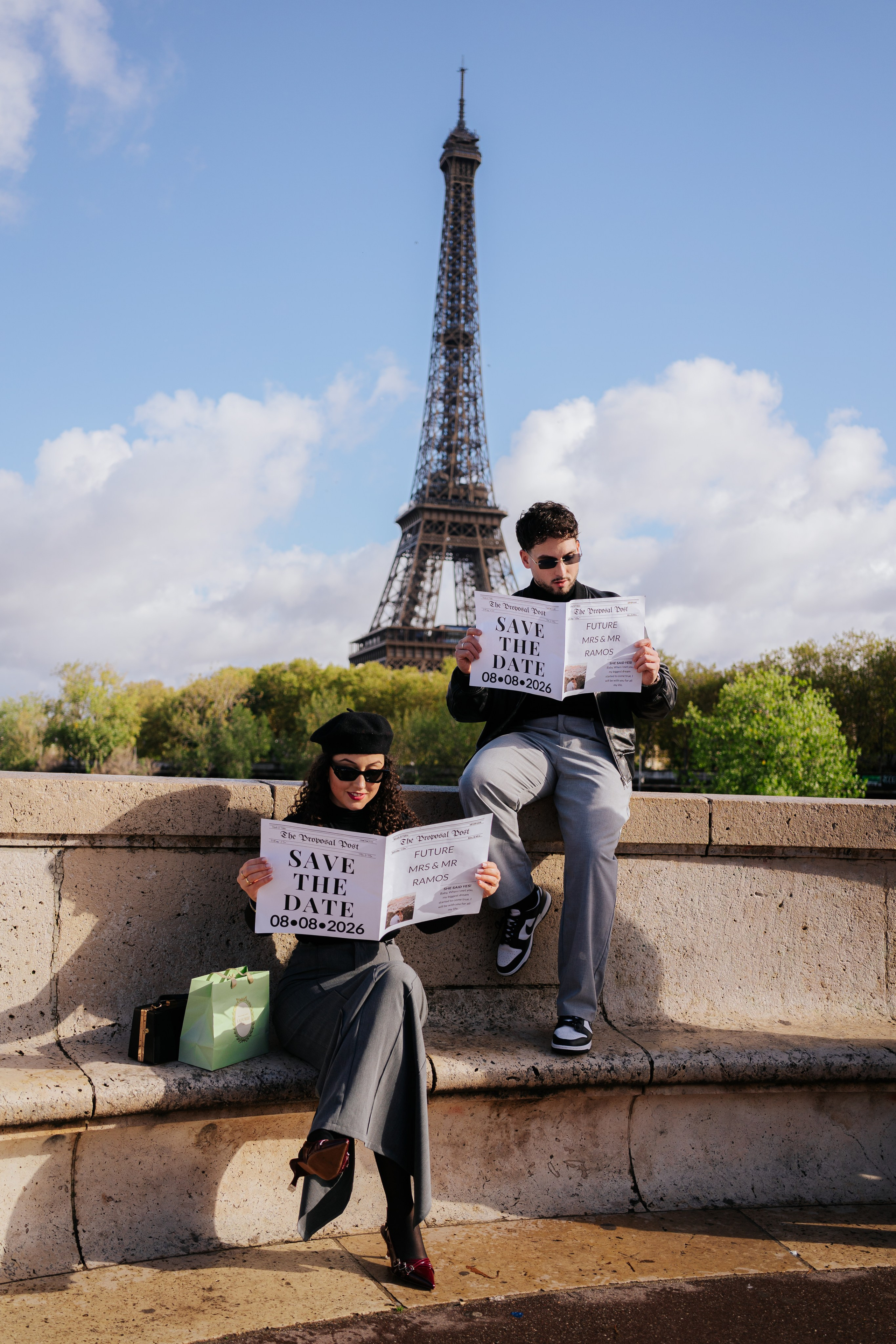 Nicole & Fábio — Paris. Davi Valente