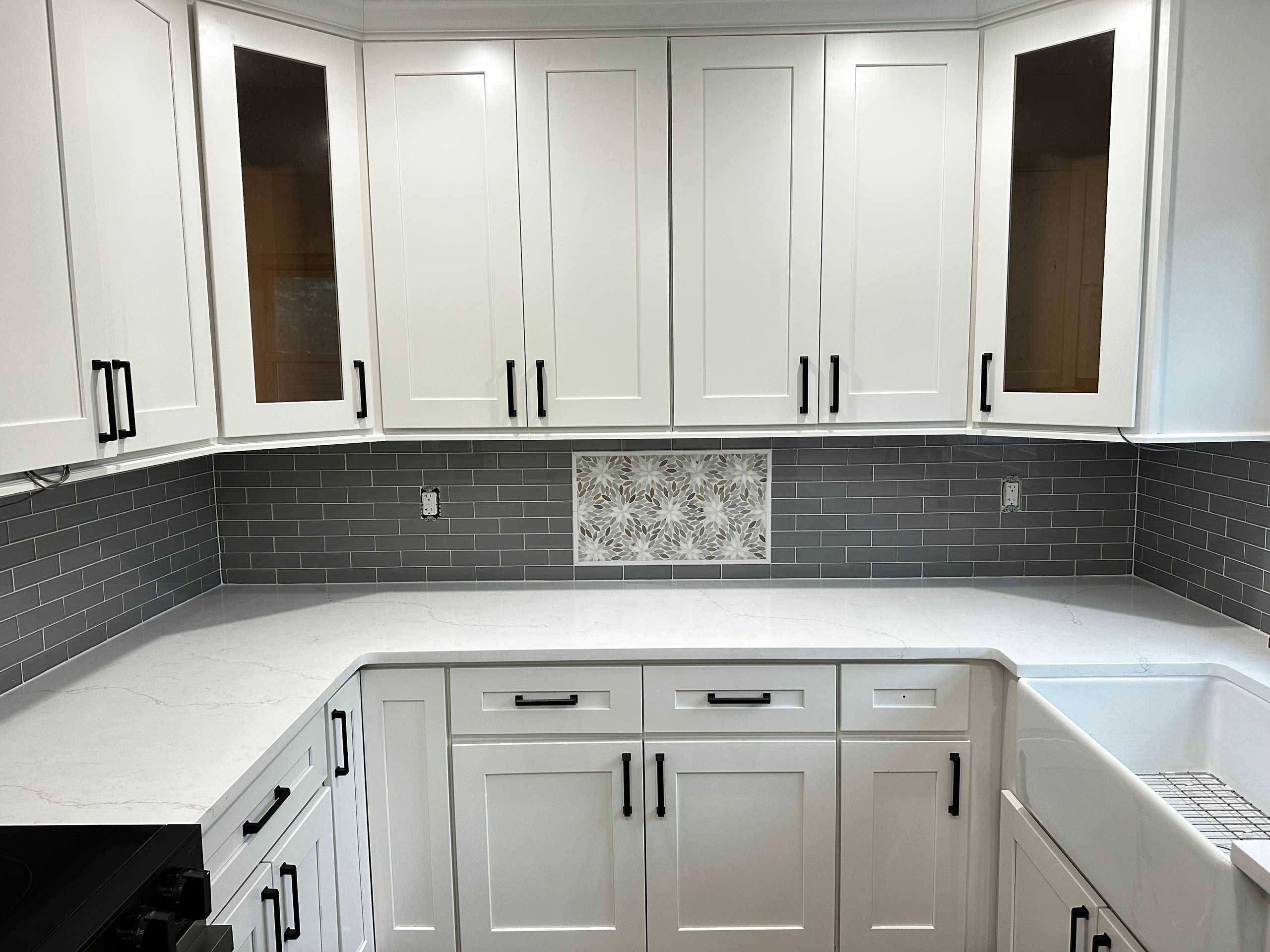 Backsplash. TIME OF TILE Certified tile installer in Long Beach Island NJ