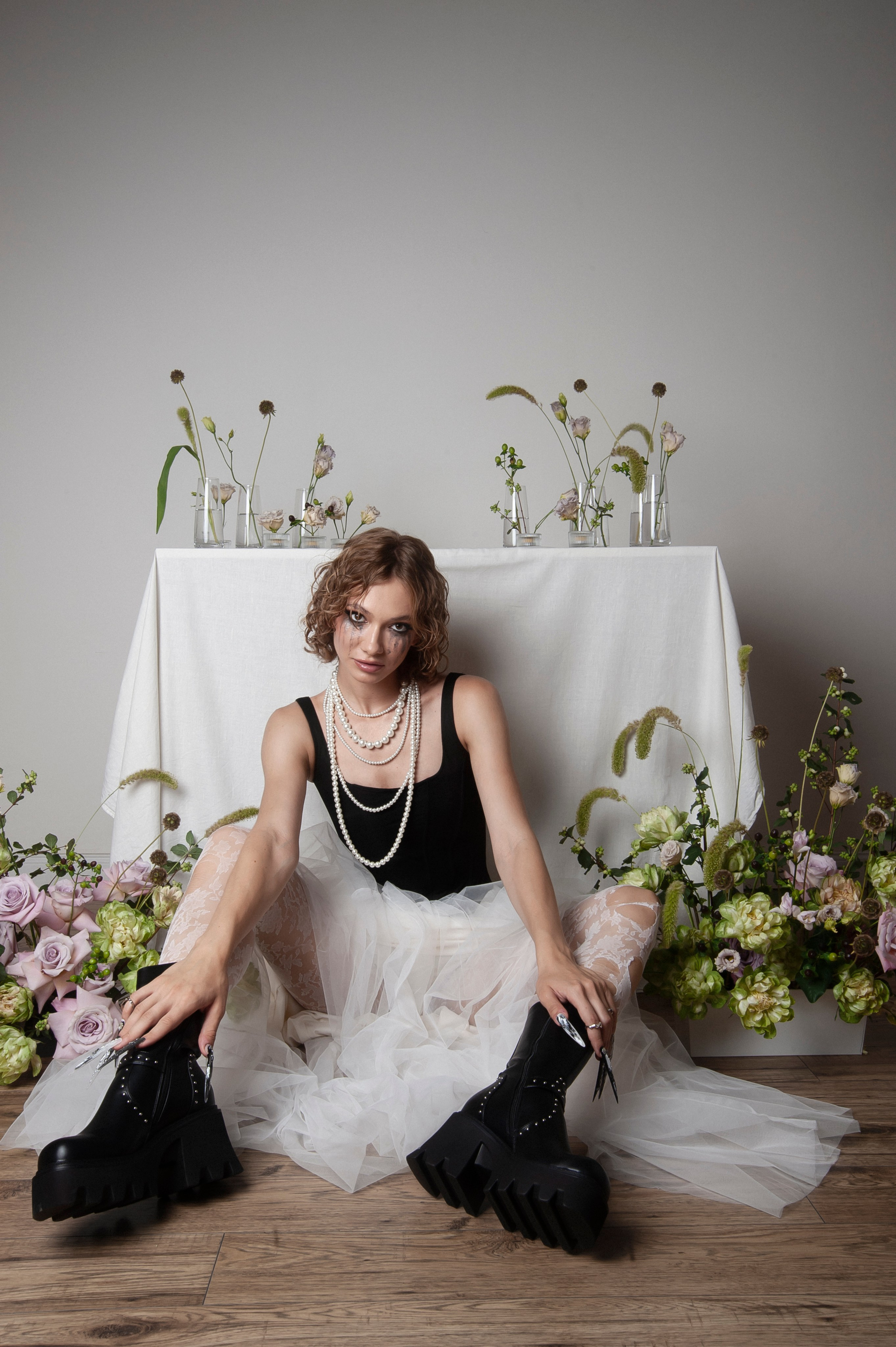 Flowerish fairy. Stylist Alexandra Dergunova