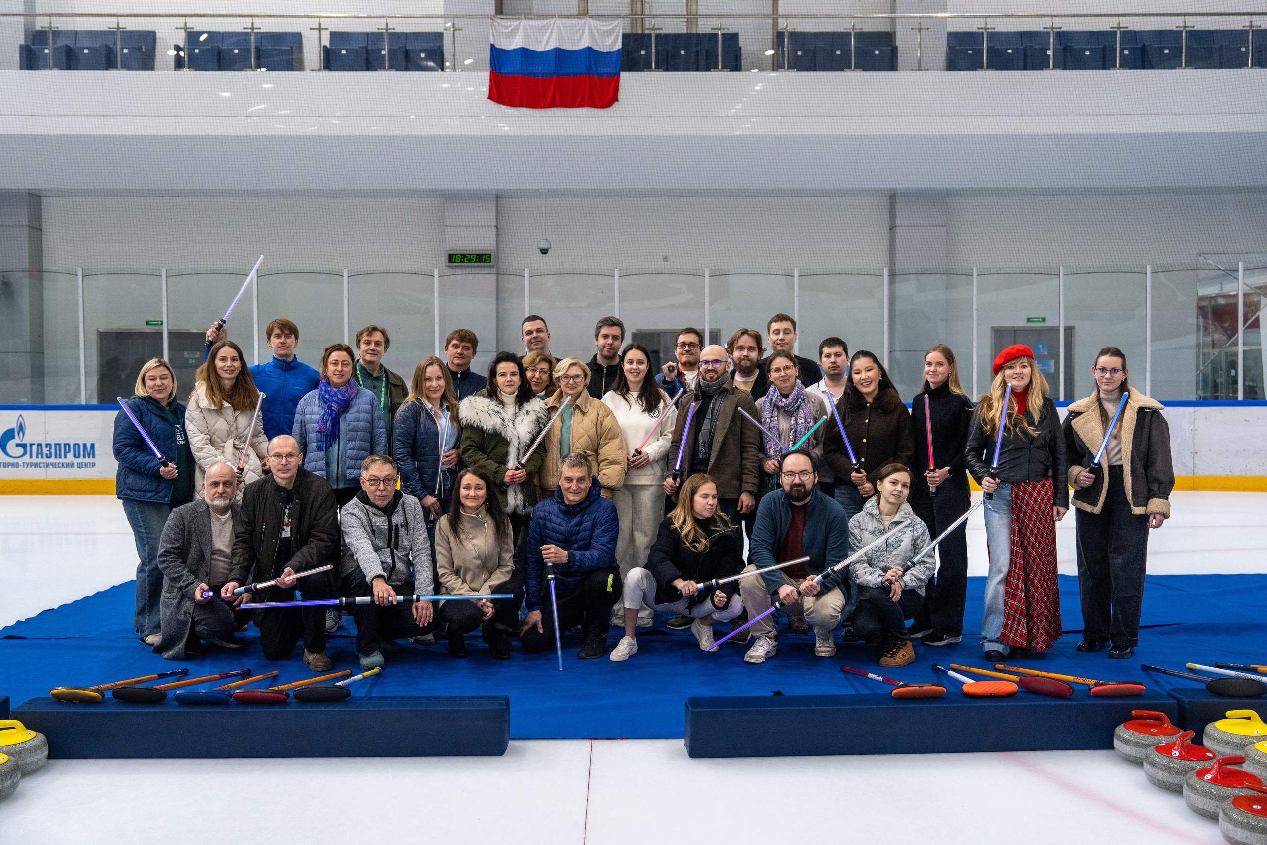 Керлинг для компании Р-Фарм. Репортажный фотограф в Красной Поляне и Сочи Павлюченко Екатерина