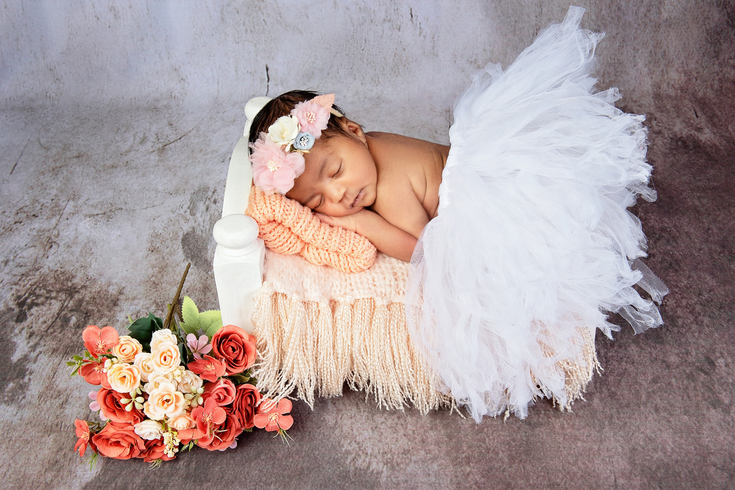 Cute newborn baby girl 