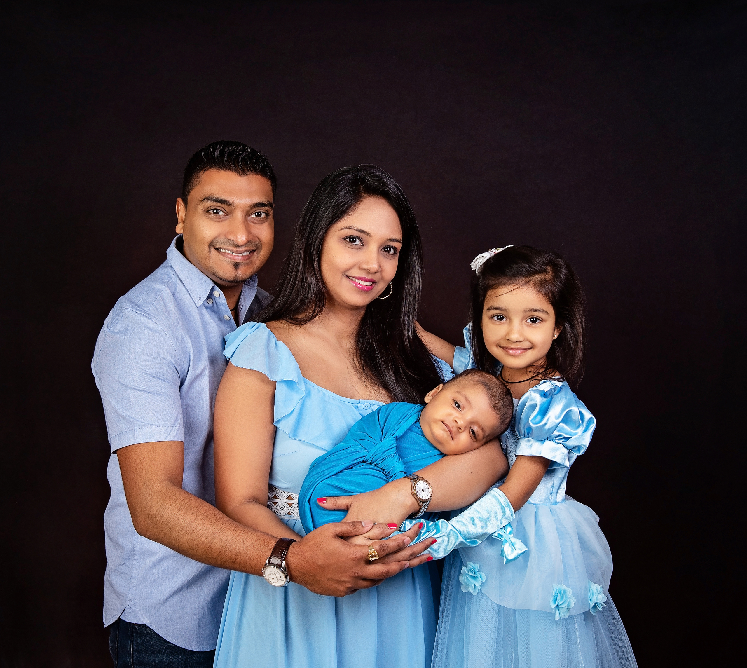 family newborn boy sister father and mother Nairobi Mombasa Kenya