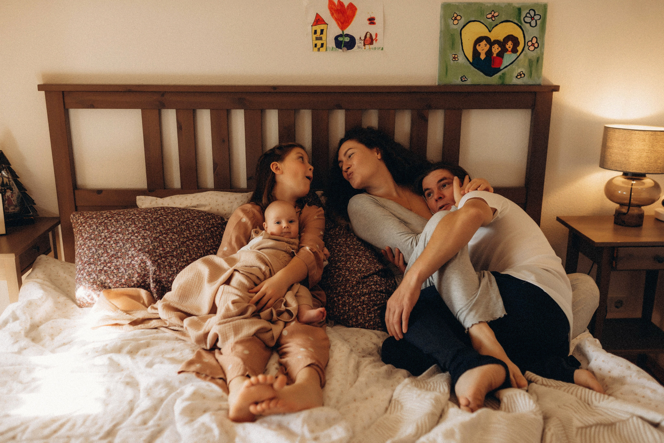 Семейная домашняя фотосессия. Семейный фотограф Лейпциг, Германия