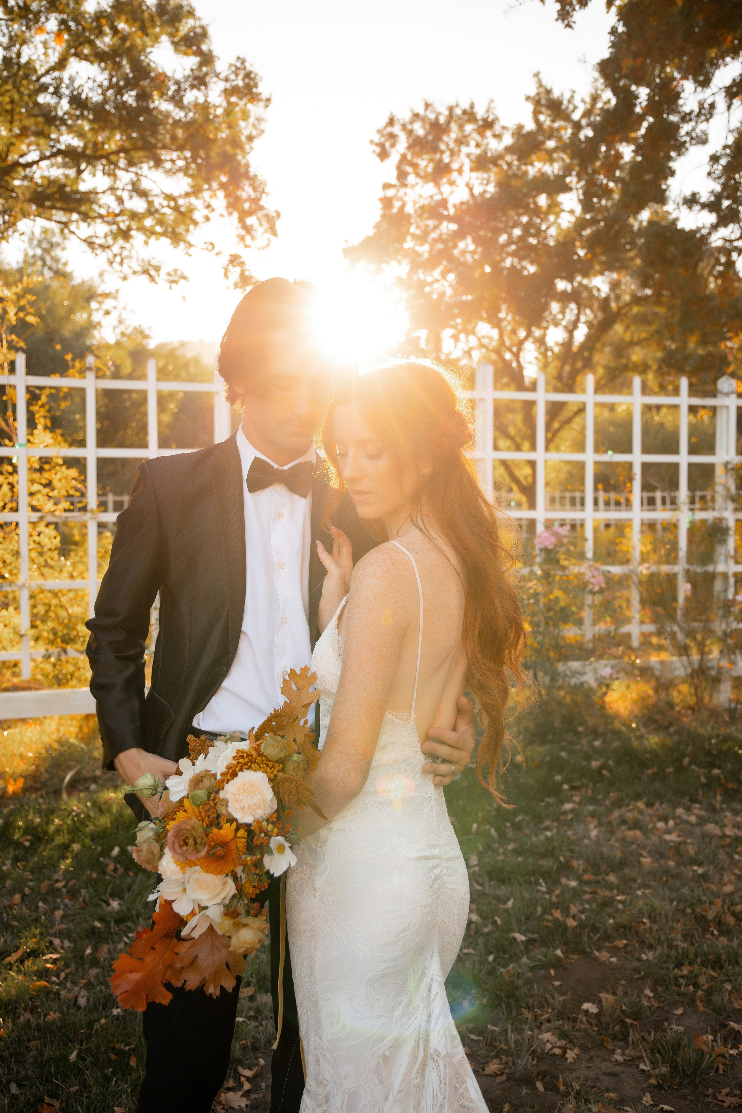 A tender embrace under a golden sunset, expertly captured by the San Francisco photographer.