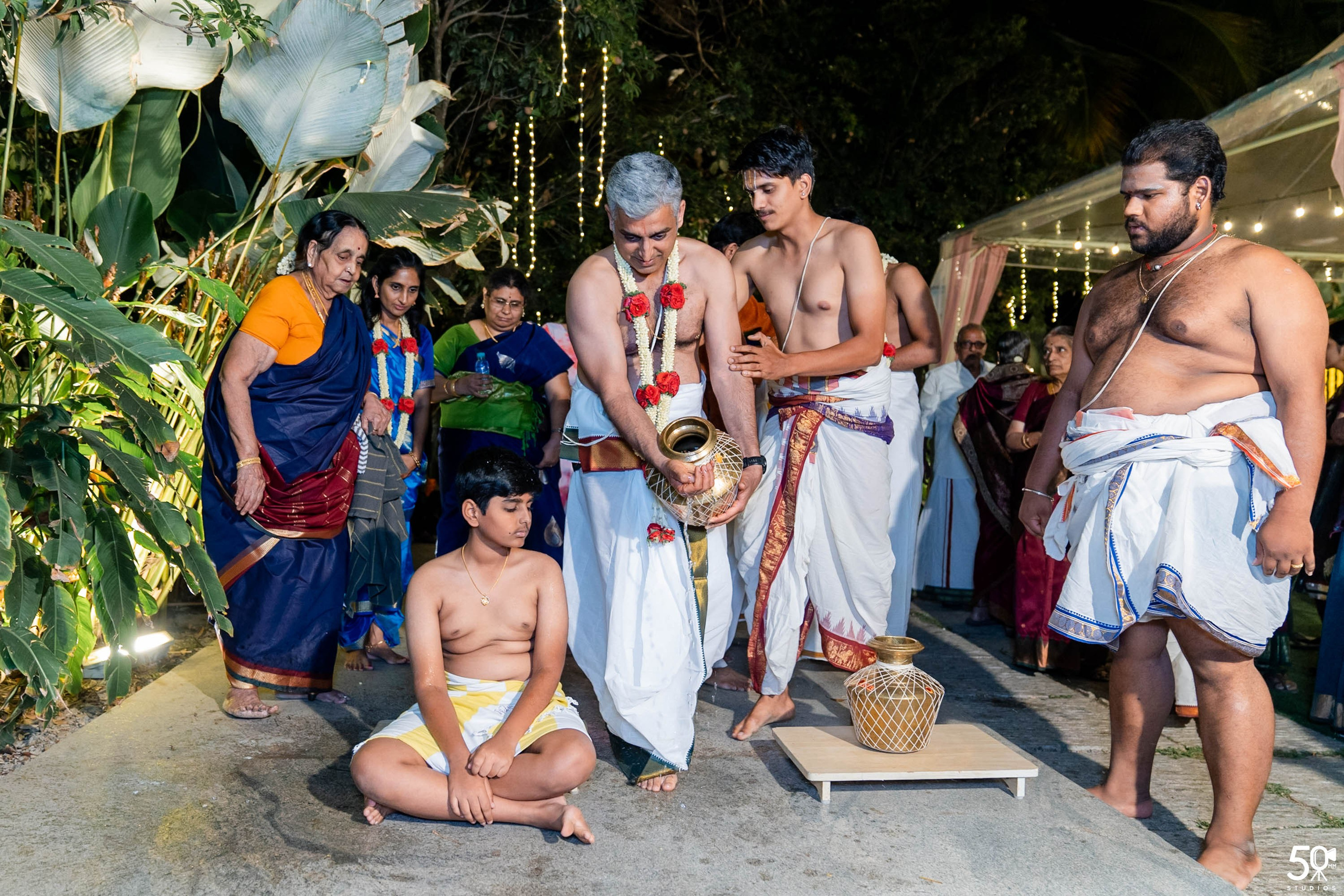 SANJAY AND SAKETH UPANAYANA. 50mm STUDIOS