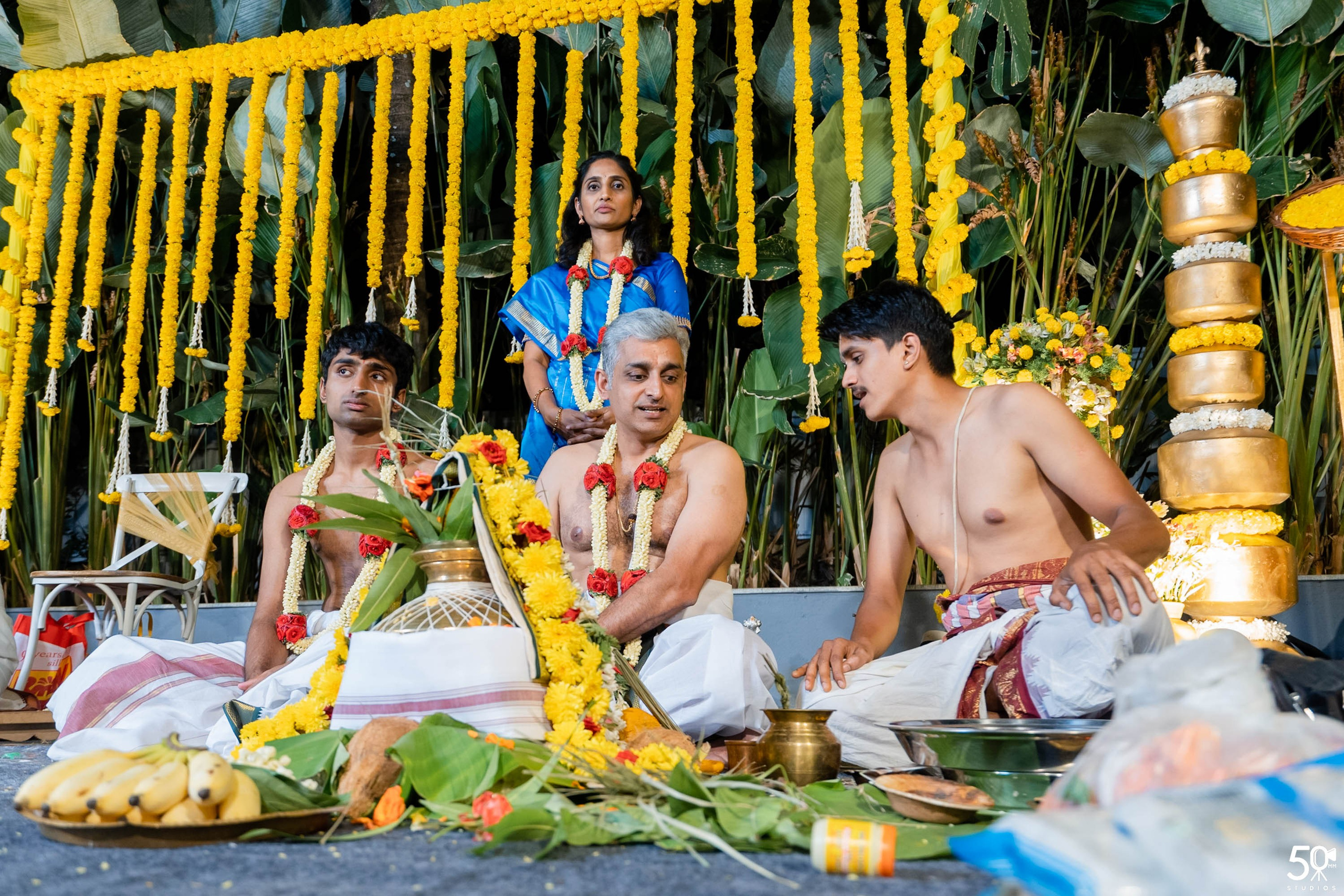 SANJAY AND SAKETH UPANAYANA. 50mm STUDIOS