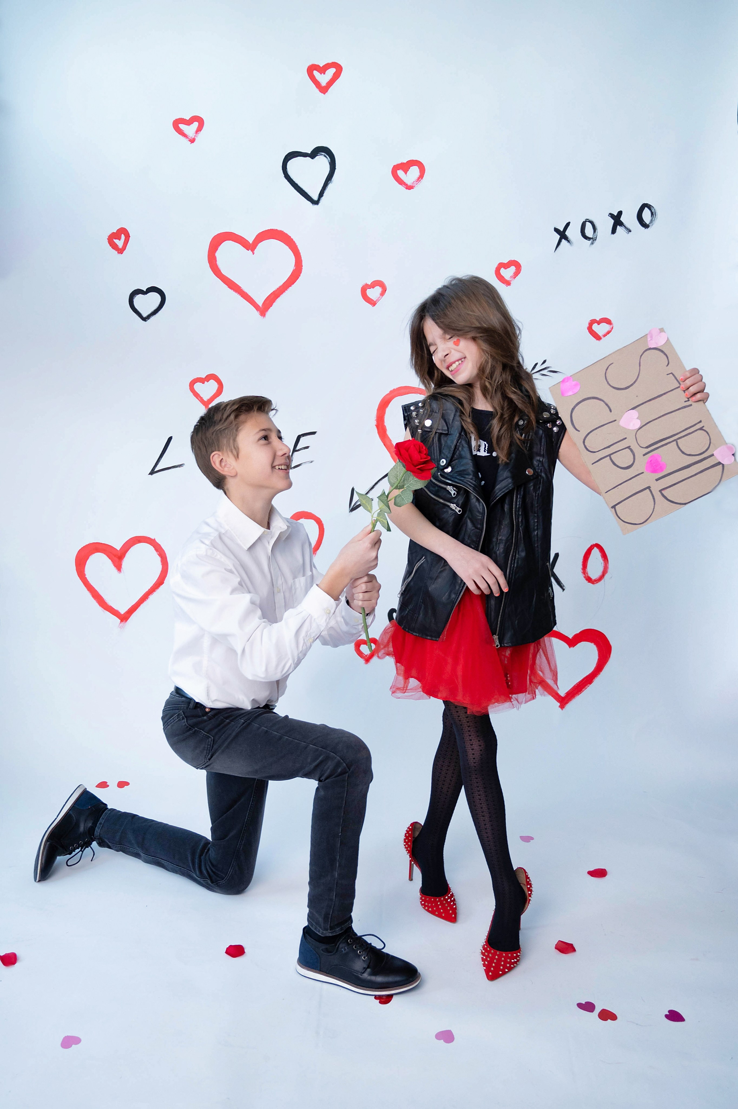 Valentine’s Day. Creative photographer in Las Vegas