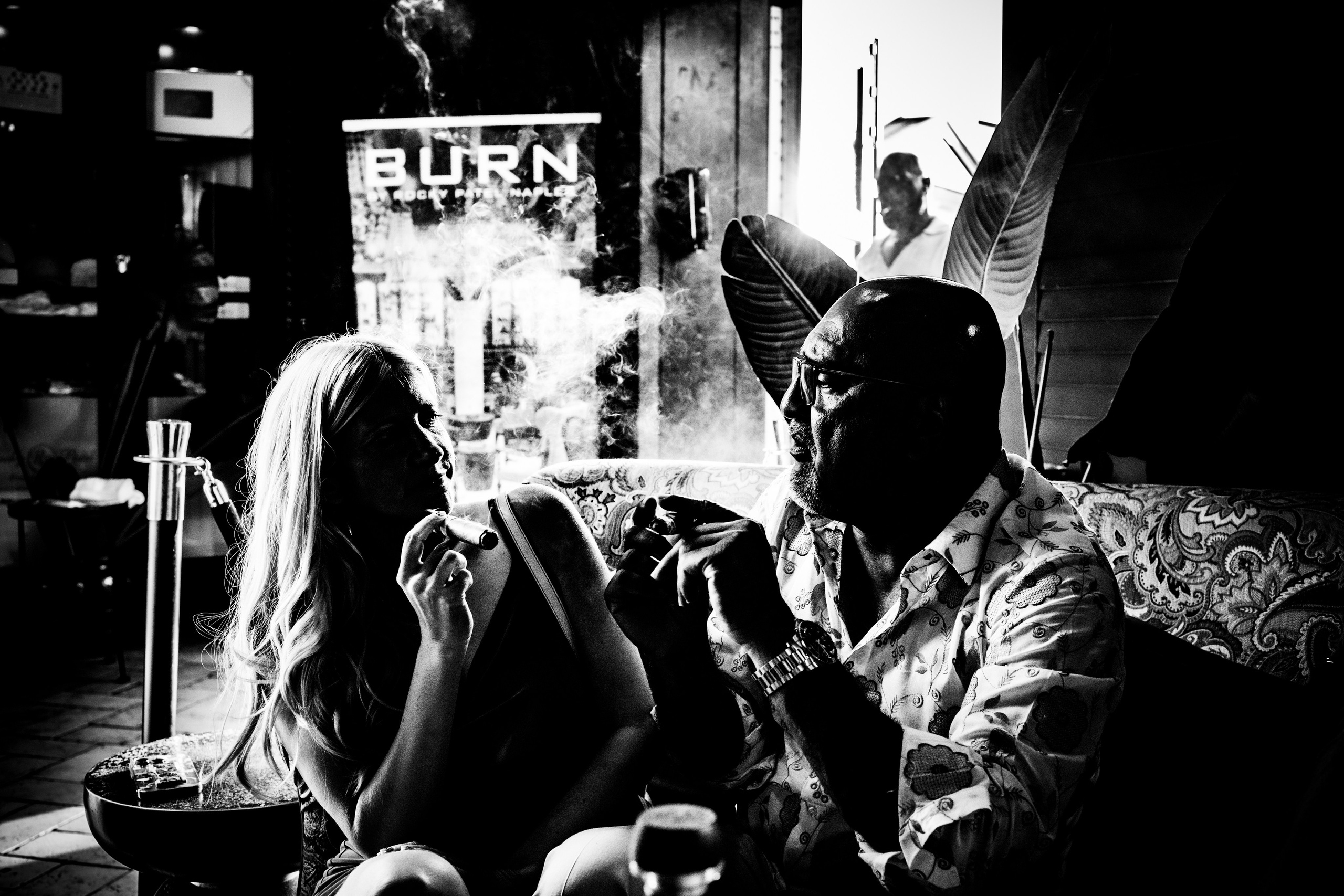 Burn Black and White Series. Out and About 239