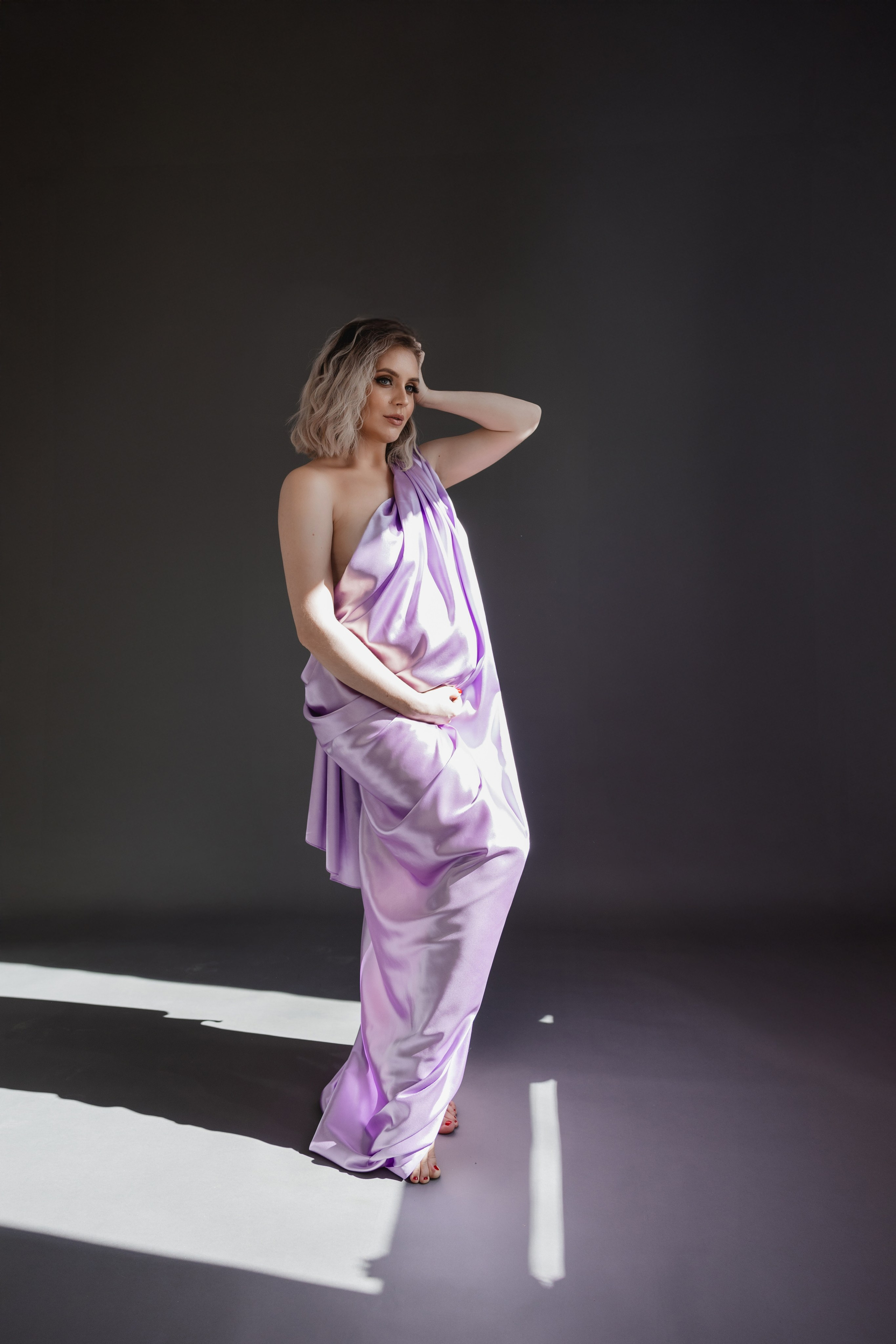 Babybauch Shooting im Fotostudio | Schwangerschaftsfotos in Bochum. Hochzeitsfotografin Bochum | Halyna Reiche Fotografie NRW