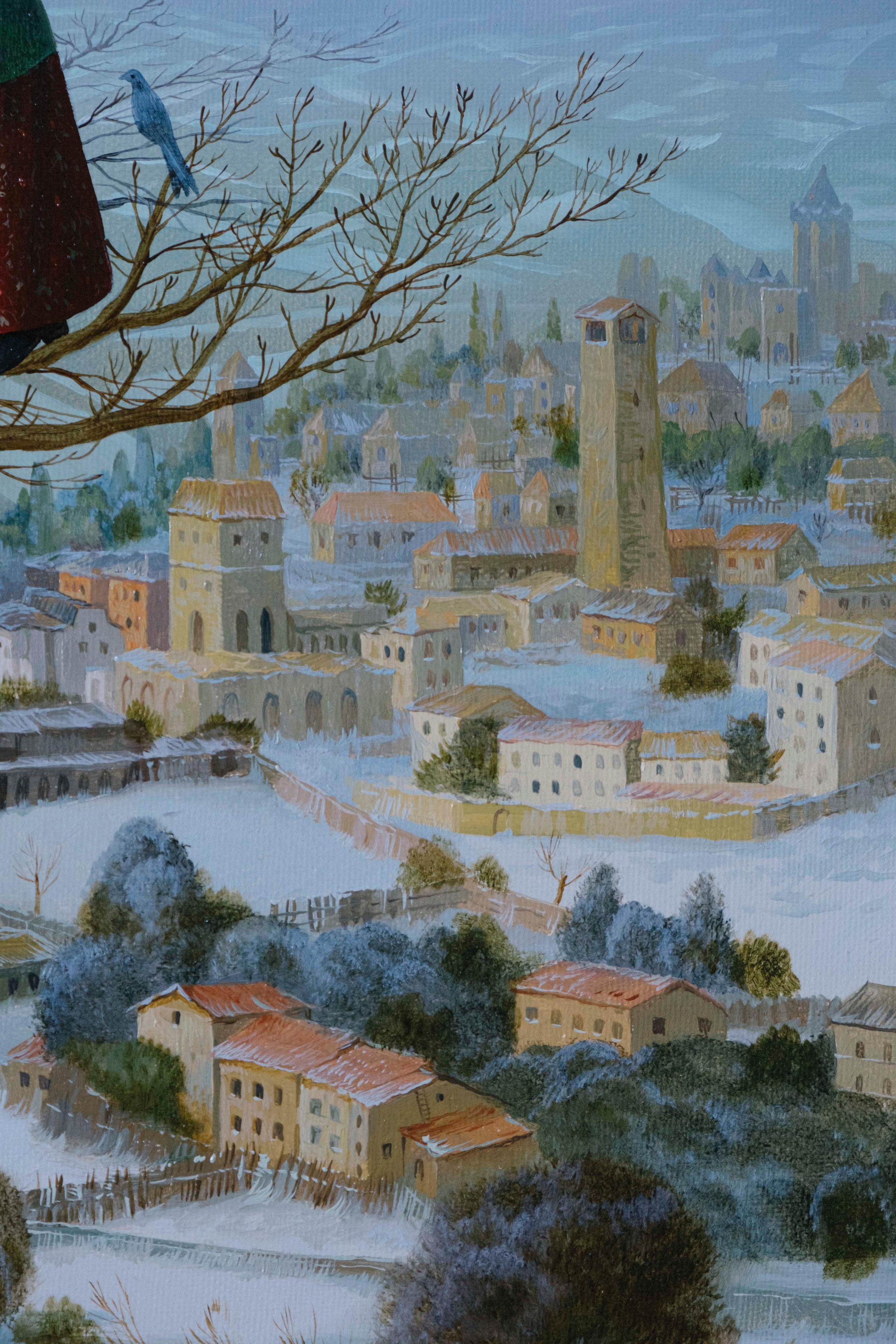 The Girl who feeds the Birds. ELEN BEZHEN