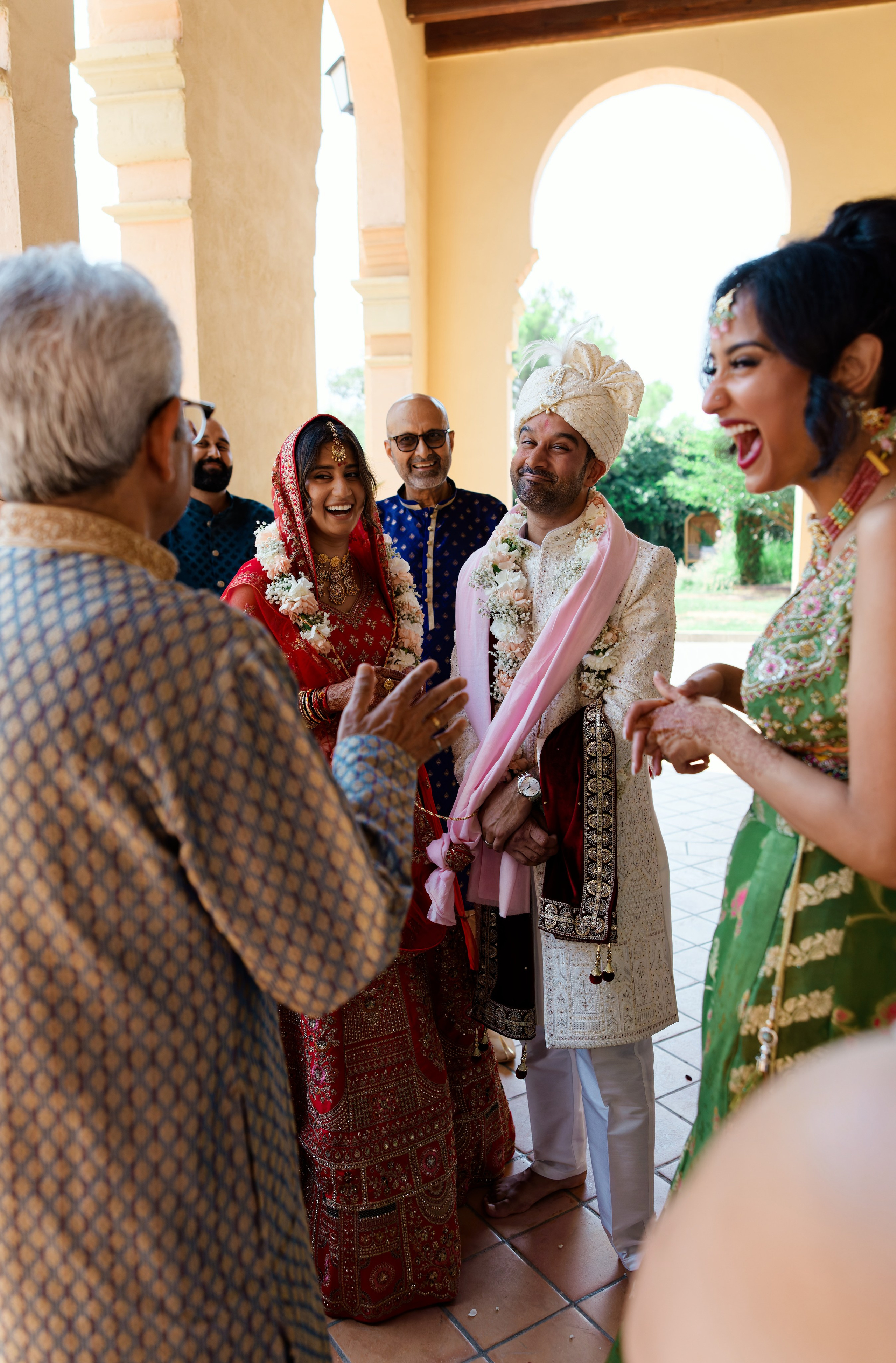 Indian wedding at Gran Villa Rosa, Barcelona