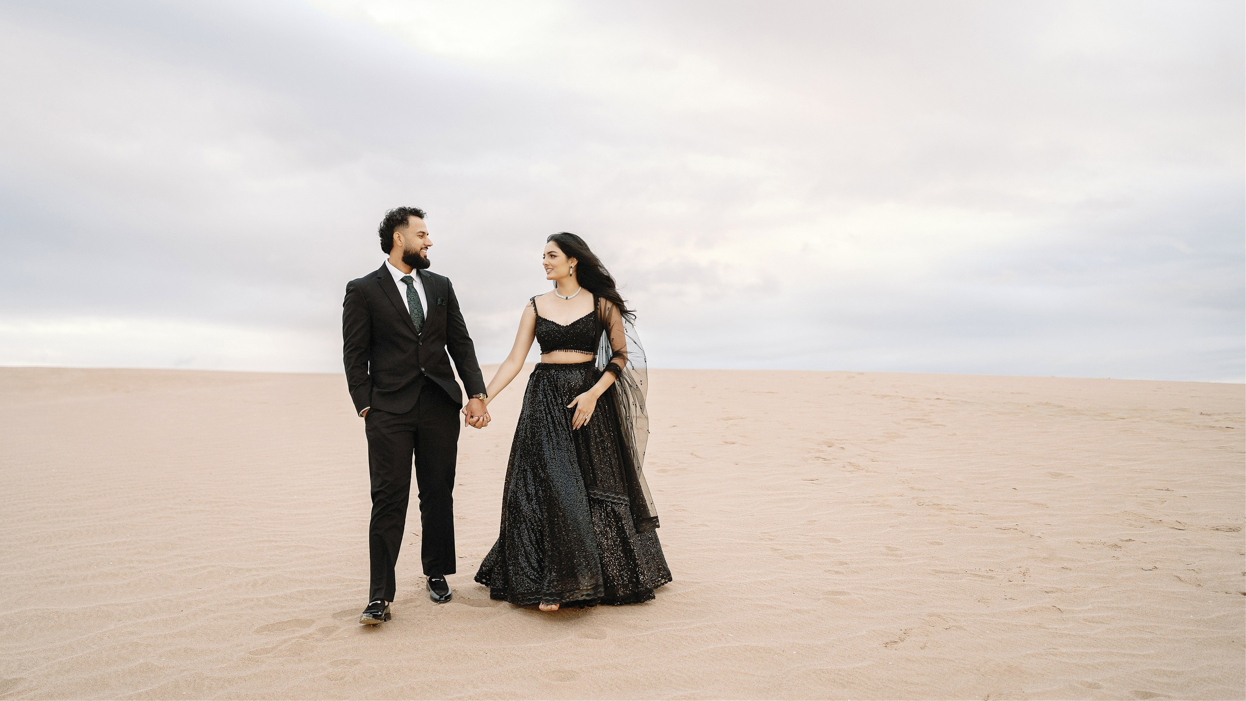 Elopement at Pismo Beach Sand Dunes, California. Wedding Photography & Videography Team in California, Los Angeles, San Francisco, San Diego and Travel