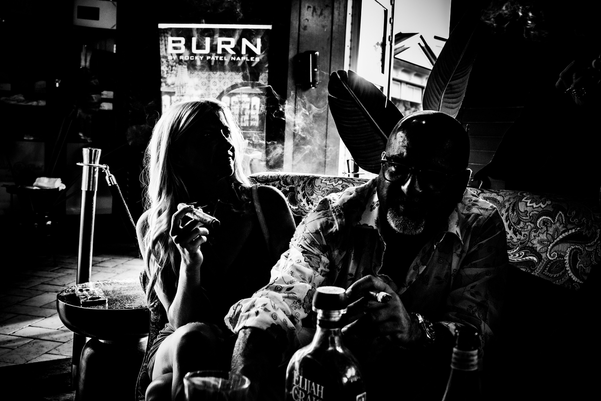 Burn Black and White Series. Out and About 239