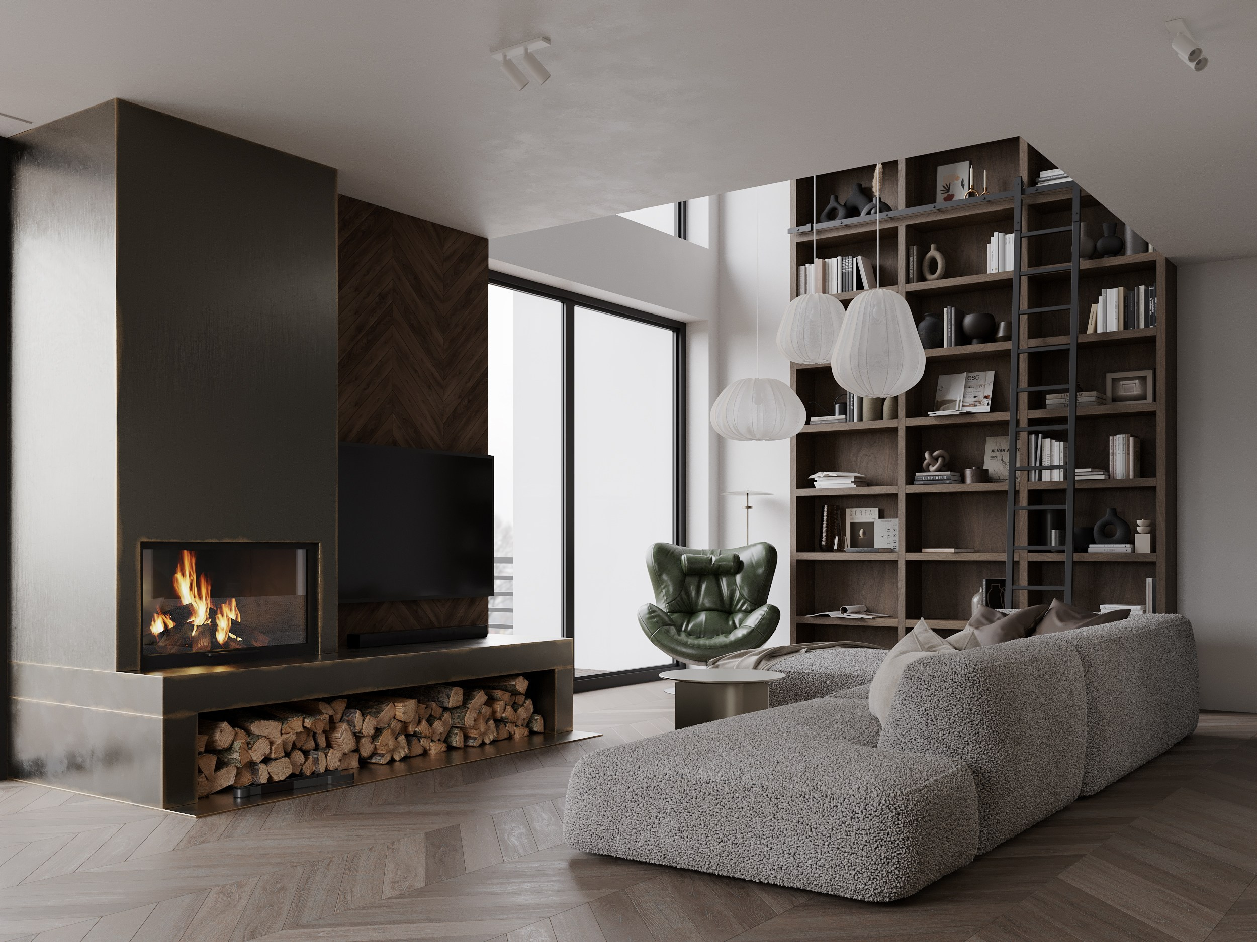 Obývací pokoj — 1. Filipenka architects